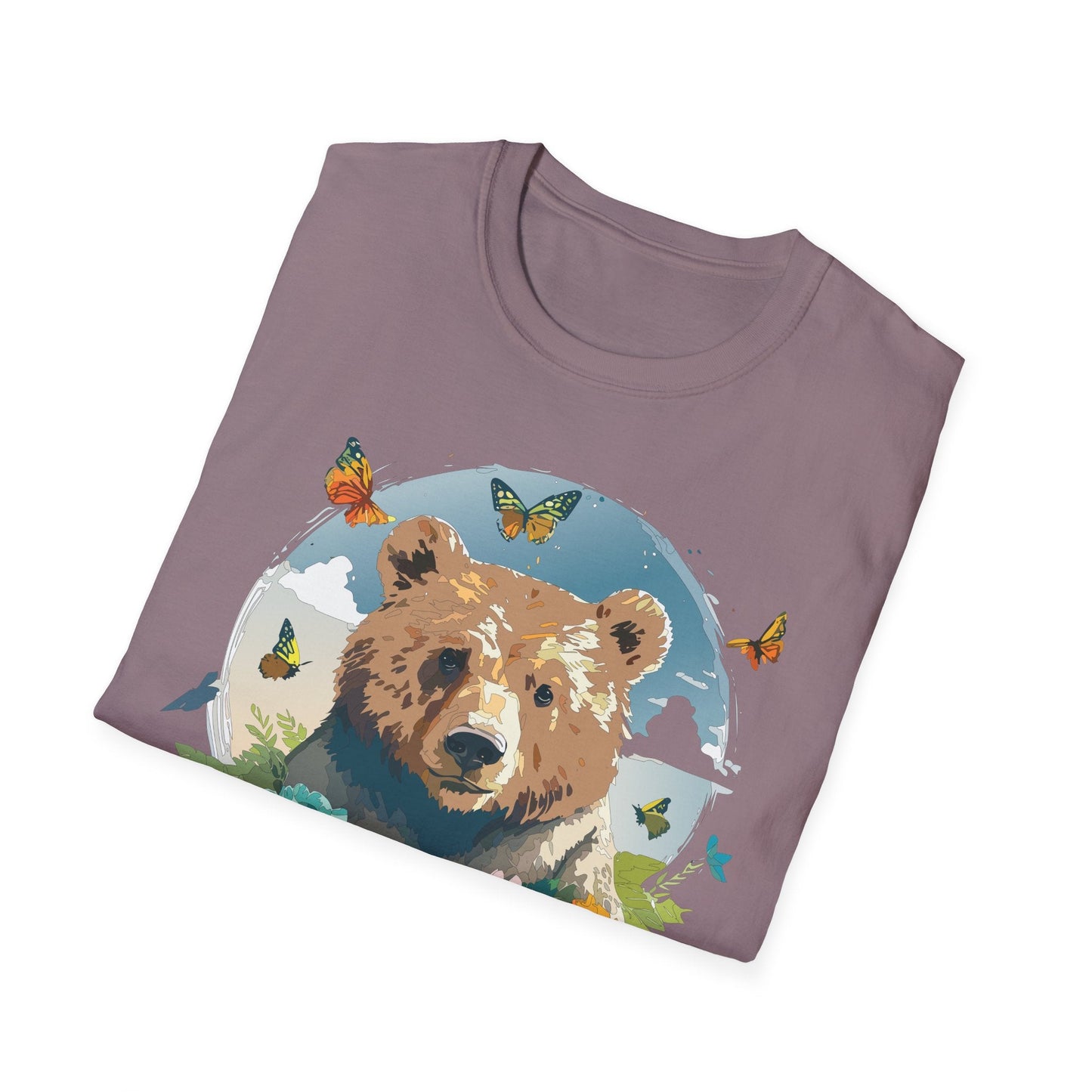 Bear T Shirt Unisex Teddy Bear Tee Softstyle 64000 Ring Spun Cotton Tee Lightweight Breathable
