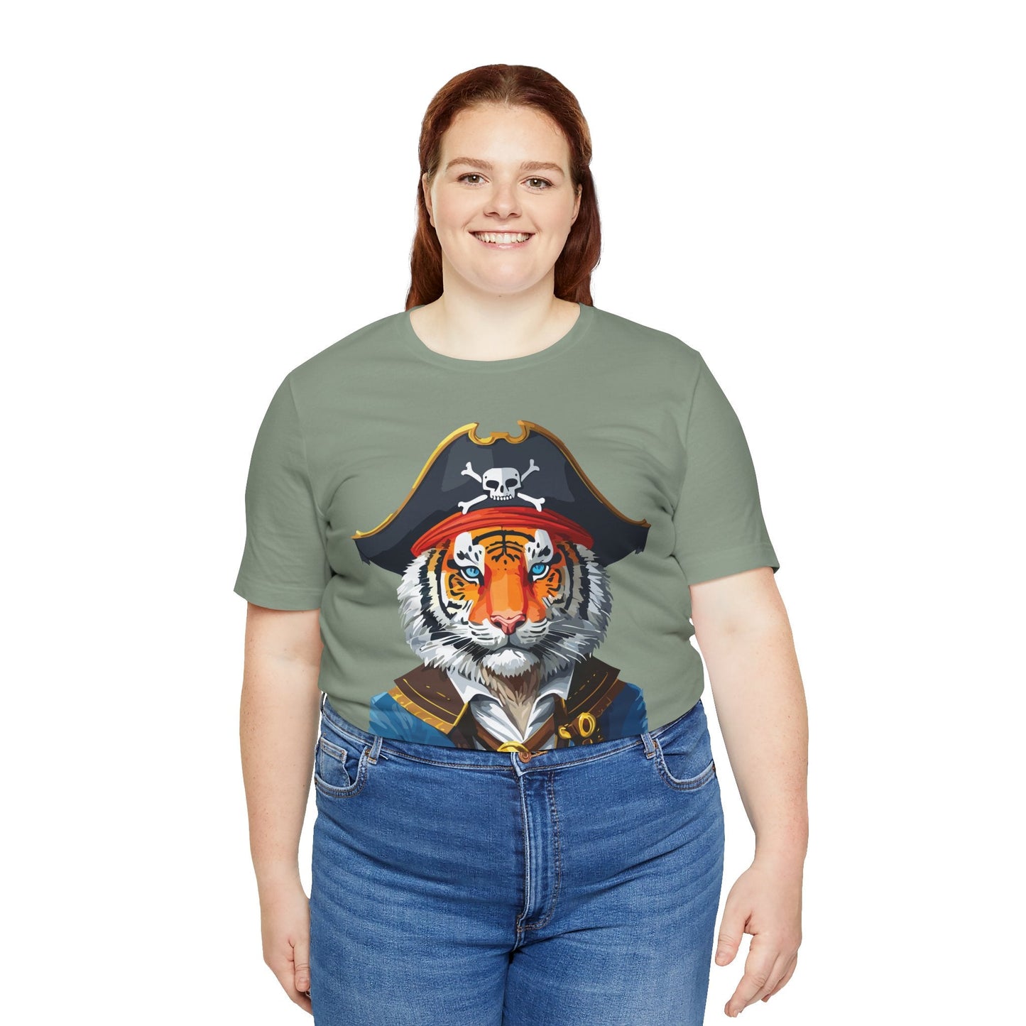 Unisex Animal Tee Shirt With Art Design Wild Animals Shirt Gildan Softstyle 64000