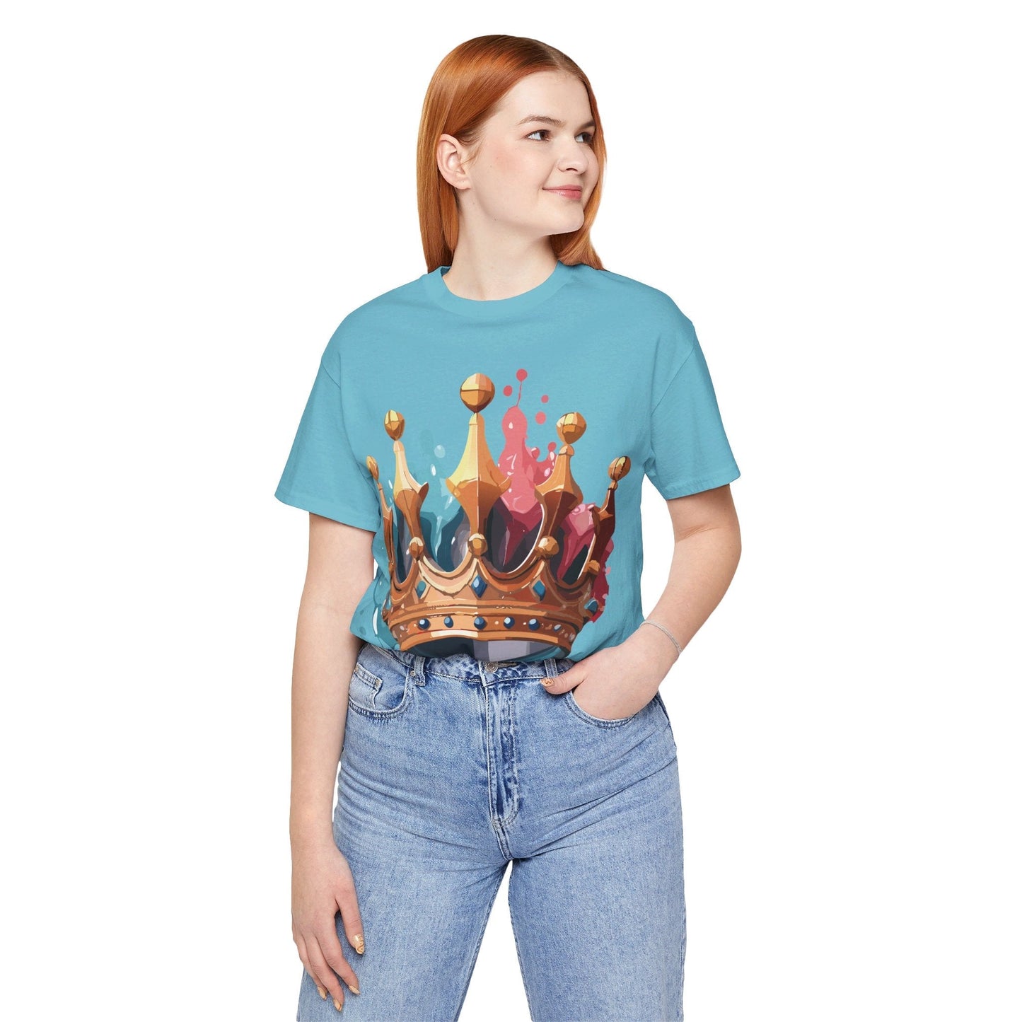 Adelpha Crown Graphic Tee Unisex Vintage Inspired Art Design Short Sleeve Premium Quality