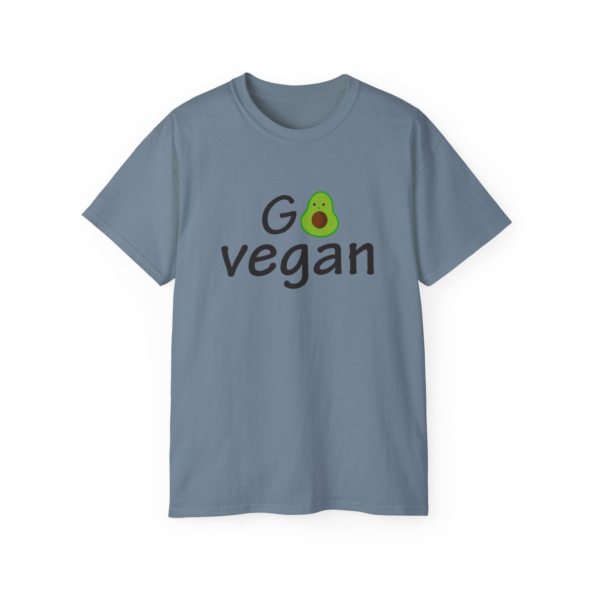 Go Vegan avocado graphic T-Shirt | plant based tee