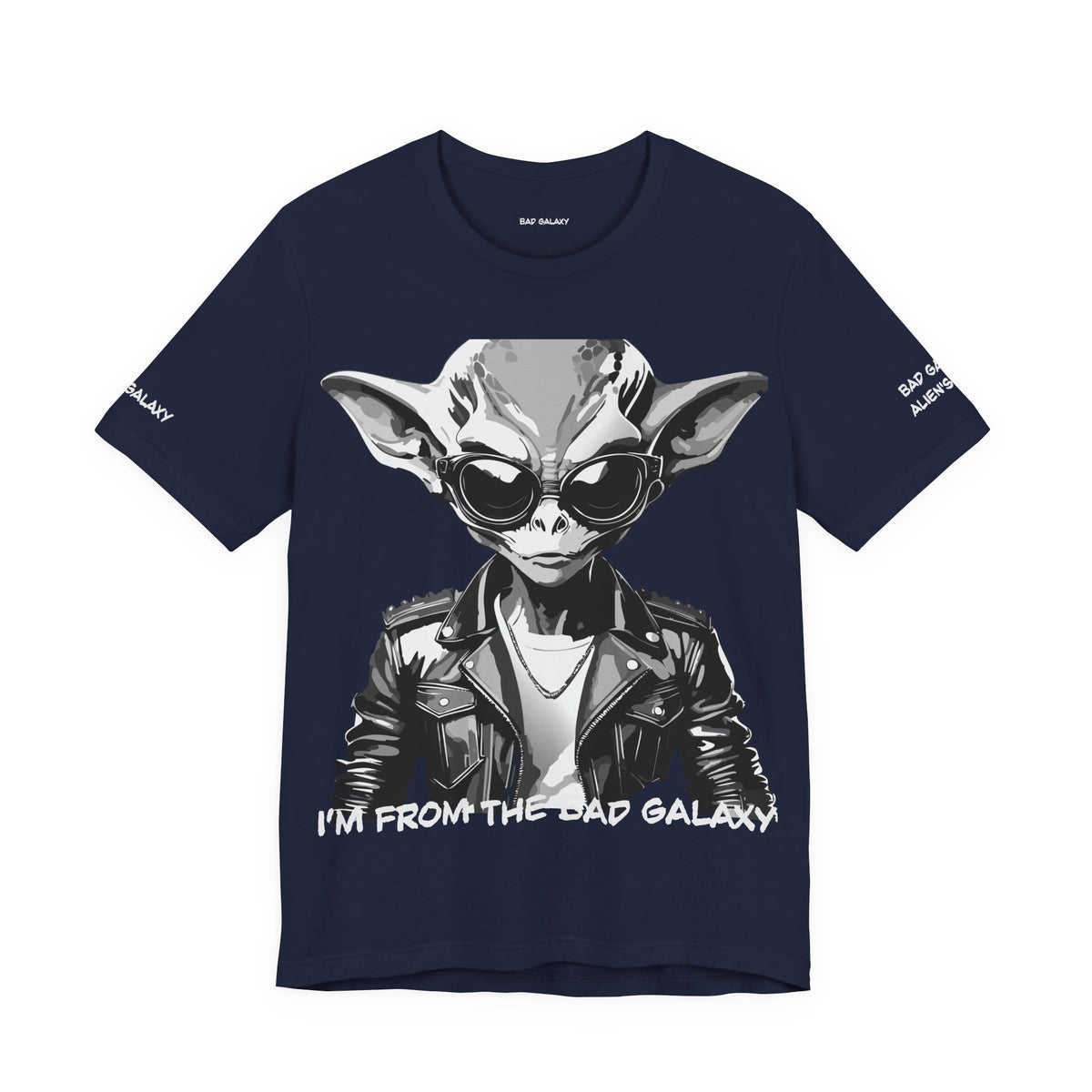 Alien Graphic Unisex Cotton Bella+Canvas Tee with Art Design b75