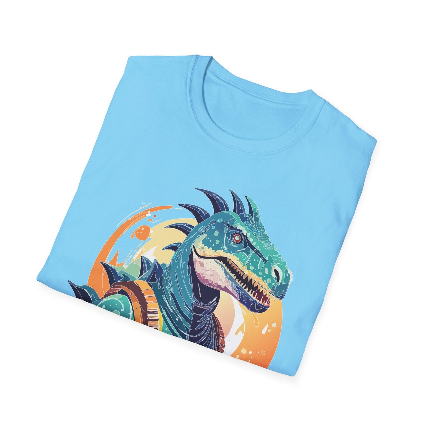 Alien Graphic Unisex Cotton Softstyle UFO Artwork Tee 17