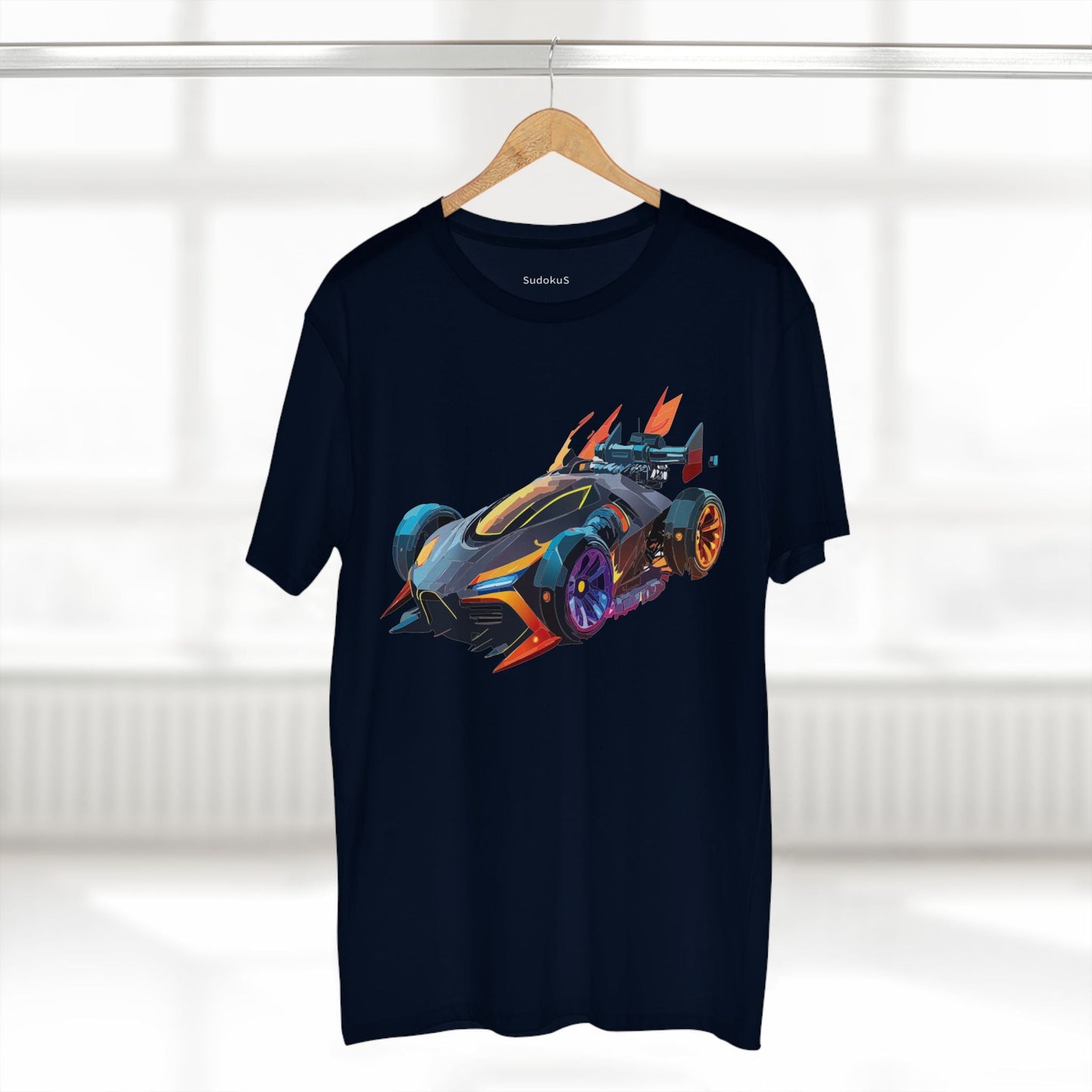 Car Graphic Unisex 100 Cotton Staple Tee 14