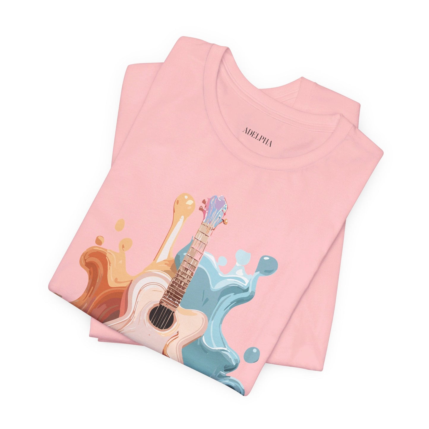 Music Graphic T Shirt Unisex Jersey Short Sleeve Adelpha Art Design Tee Vintage Inspired Artwork