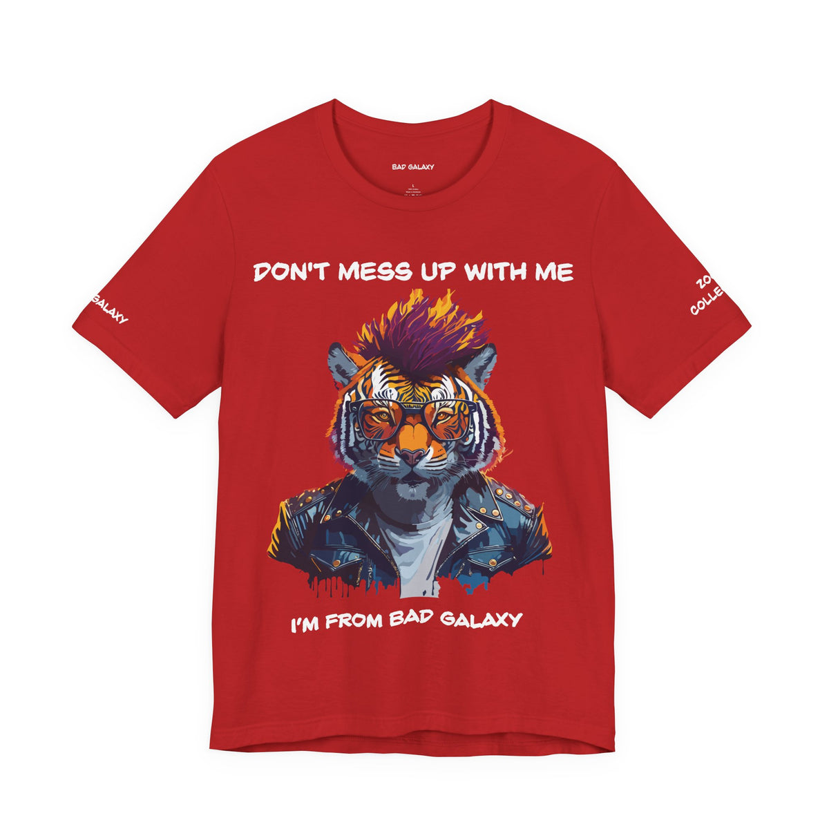 Animal Graphic Unisex Cotton Bella+Canvas Tee with Art Design b8