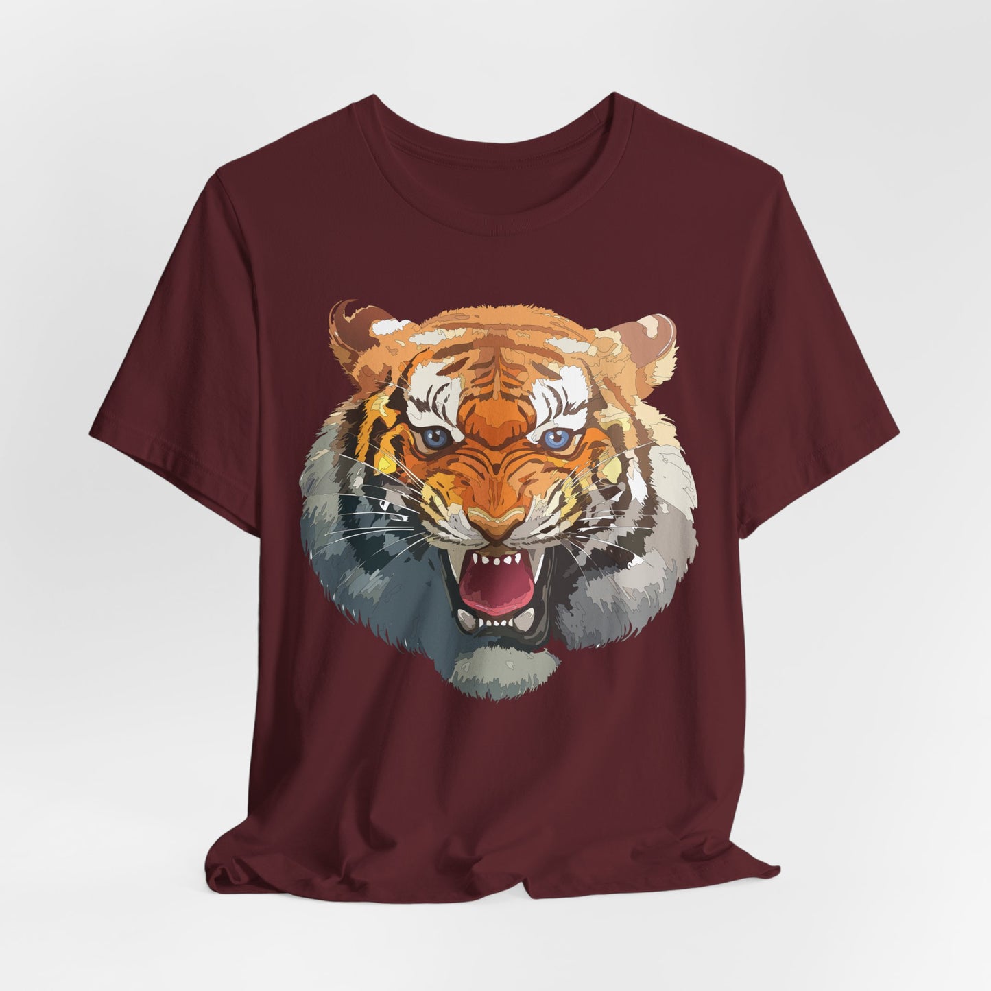 Tiger Shirt, Animal Shirt, T-Shirt with Tiger, Art Design Tee, Animal Tees, Safari T-Shirt, Graphic Design Tee 14