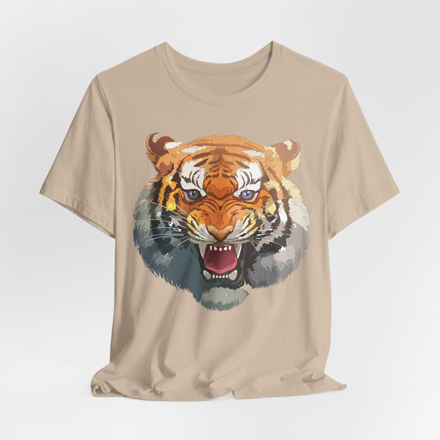 Tiger Shirt, Animal Shirt, T-Shirt with Tiger, Art Design Tee, Animal Tees, Safari T-Shirt, Graphic Design Tee 14