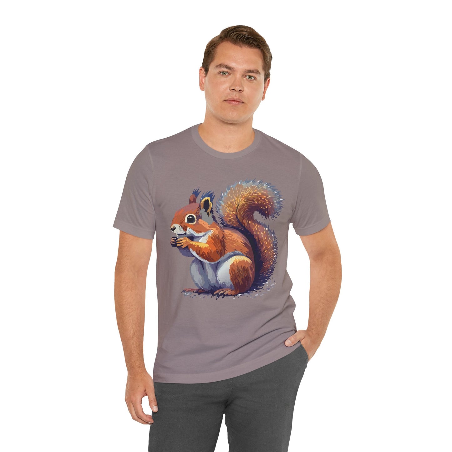 Unisex Animal Print Tee Shirt With Wild Animals Artwork Gildan Softstyle 64000 Cotton