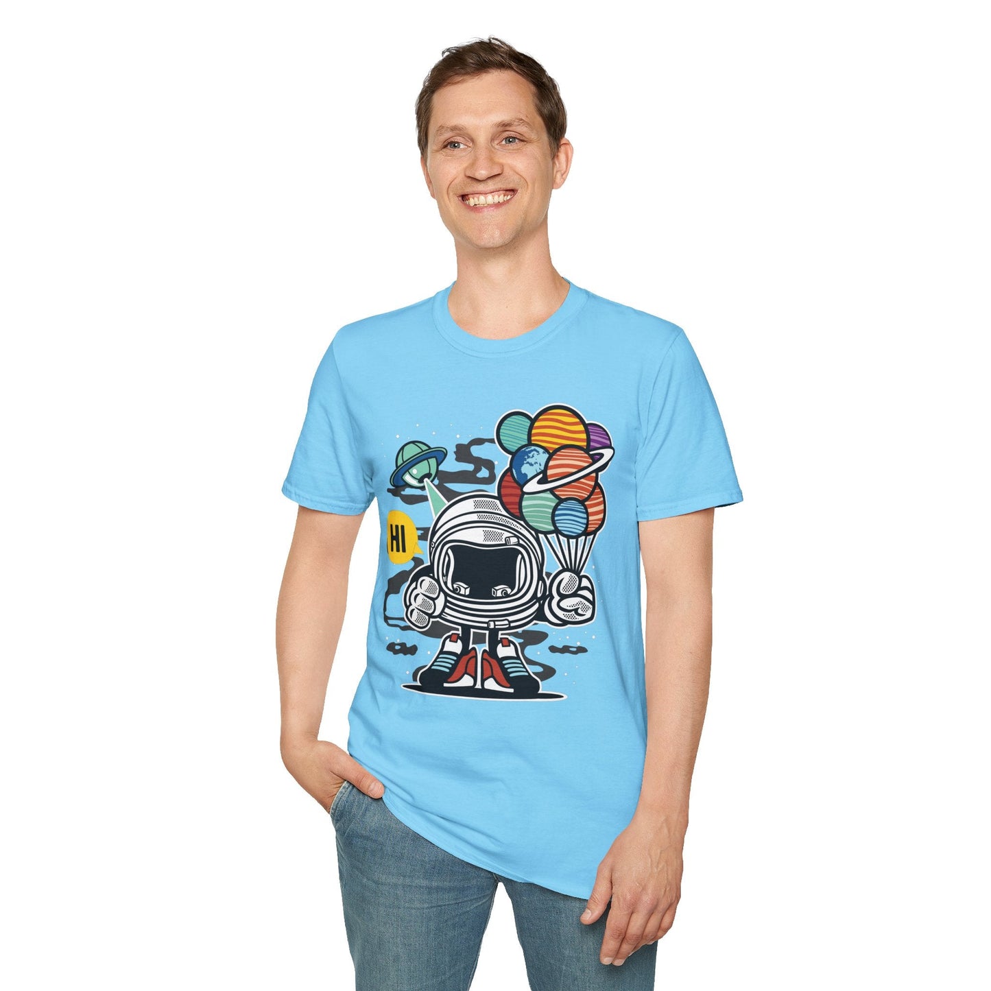 Cartoon T Shirt Animation Tee Funny Graphic Tee Gildan Softstyle 64000 Unisex Comfort