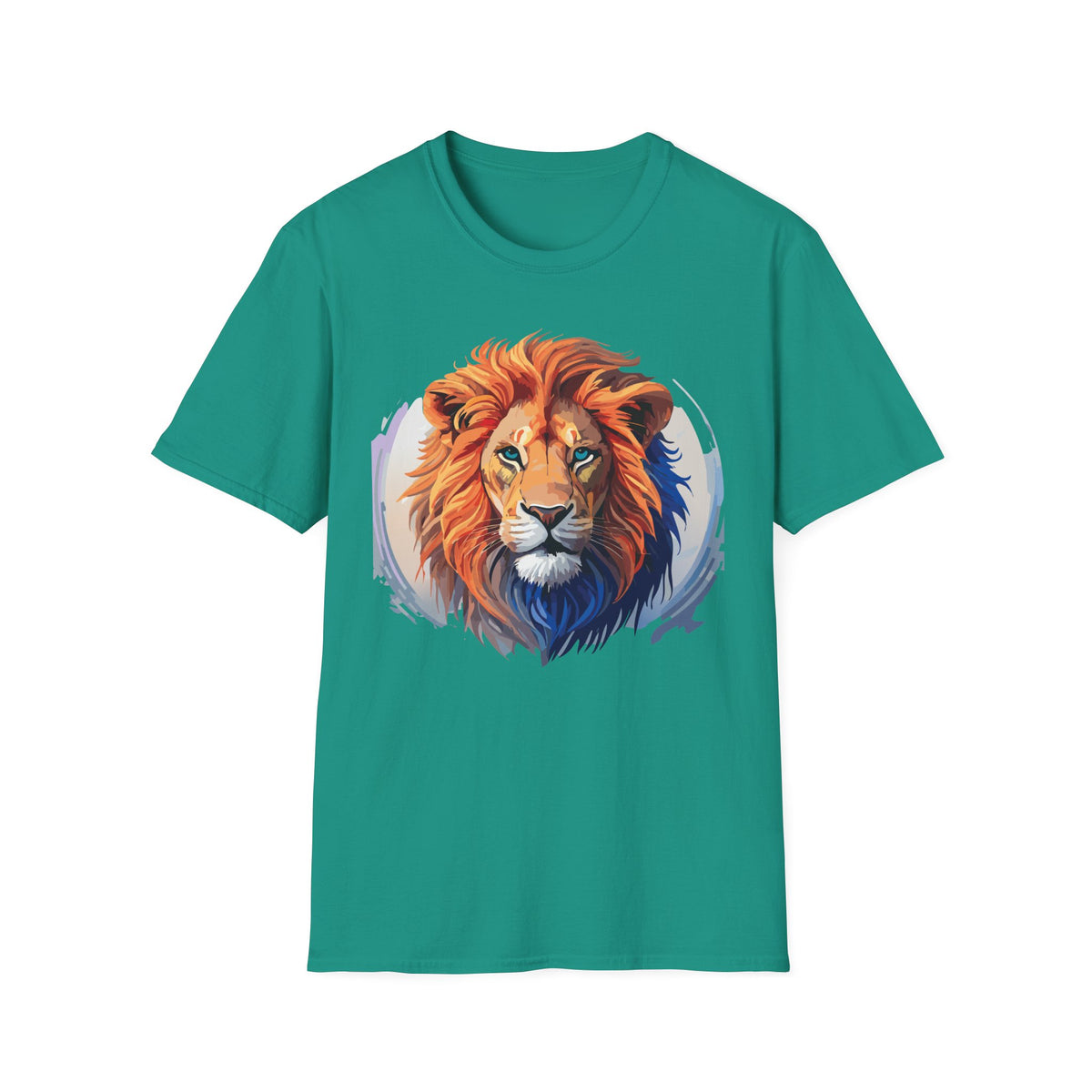 Regal Lion Face T-Shirt | Majestic Lion Portrait Tee