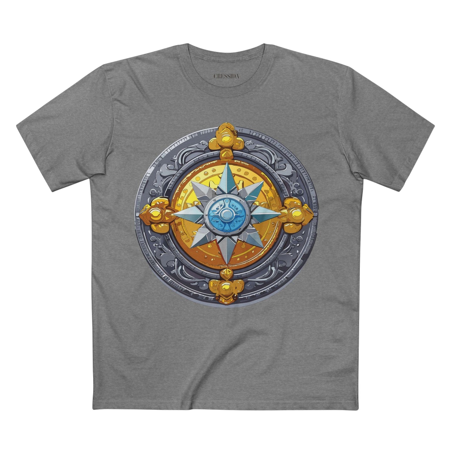 Antique Gold Coin Graphic Design T-Shirt Unisex 100 Cotton With Golden Print Artwork Tee 1