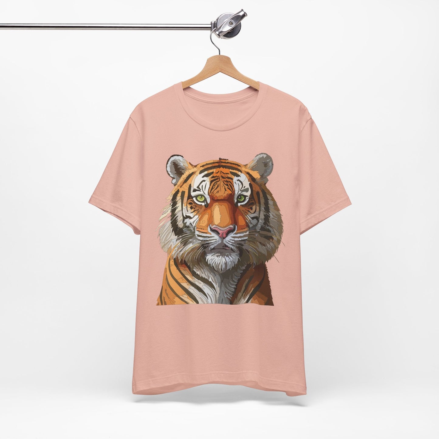 Unisex Animal Art Design Tee Shirt Wild Animals Graphic Tee Softstyle Gildan 64000