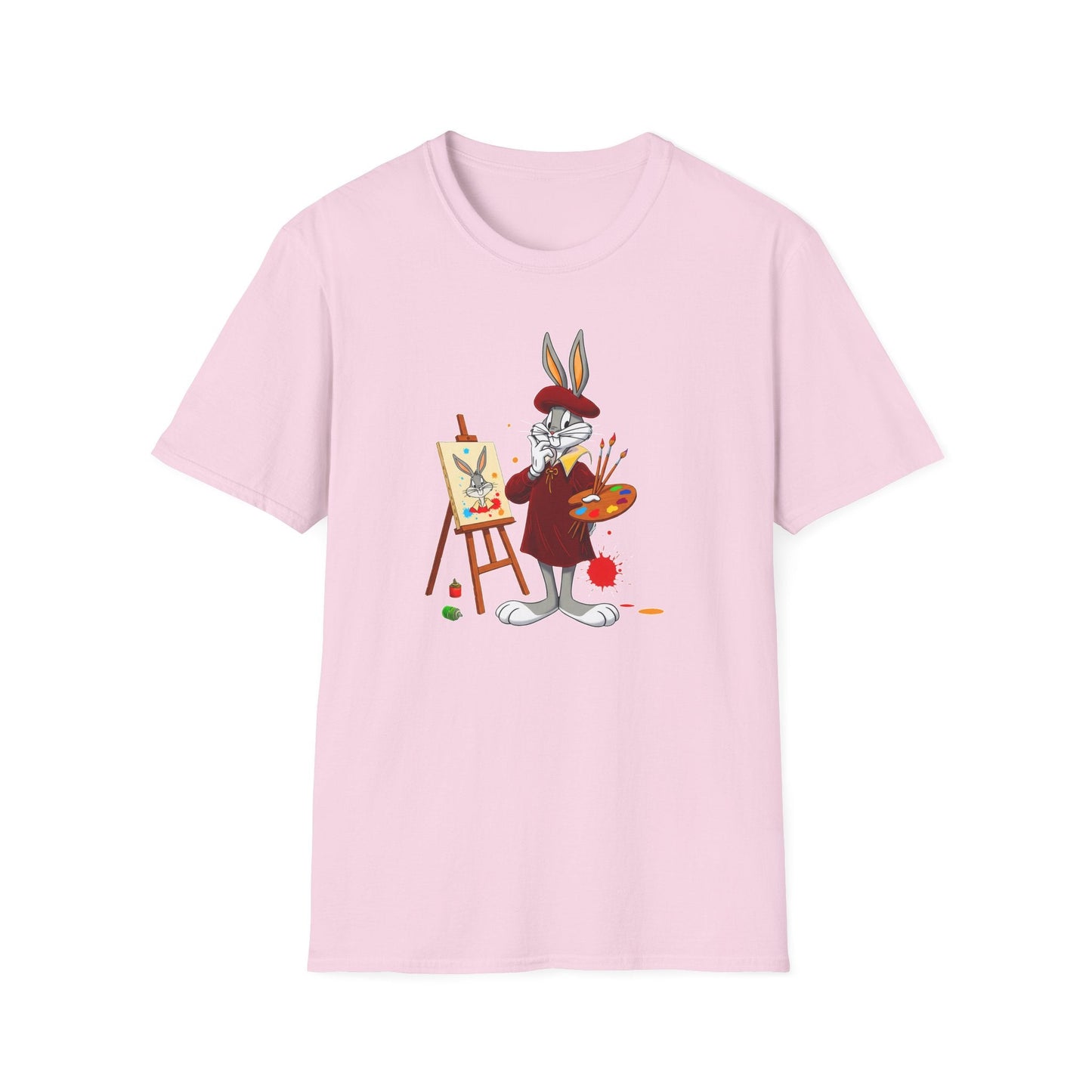 Bugs Bunny Shirt Unisex Cartoon T Shirt Softstyle 64000 Graphic Tee By Gildan Brand