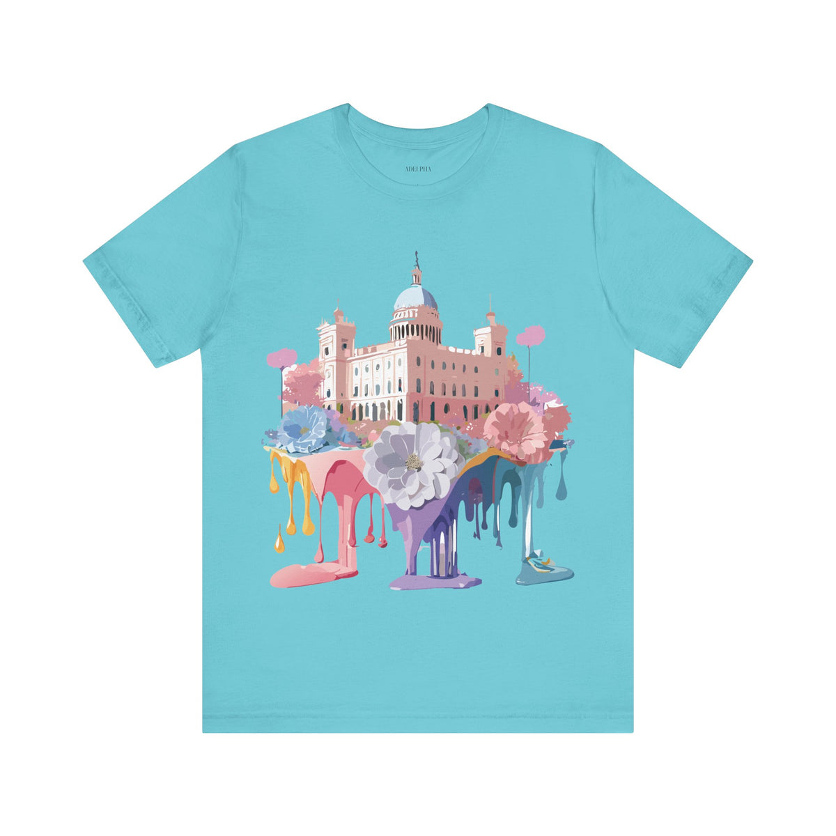 Graphic Unisex Cotton Bella+Canvas Tee Shirt with Madrid