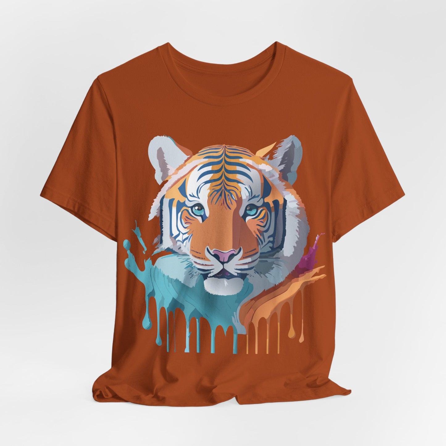 Tiger Graphic Tee Unisex Jersey Short Sleeve Vintage Inspired Artwork Adelpha Art Design
