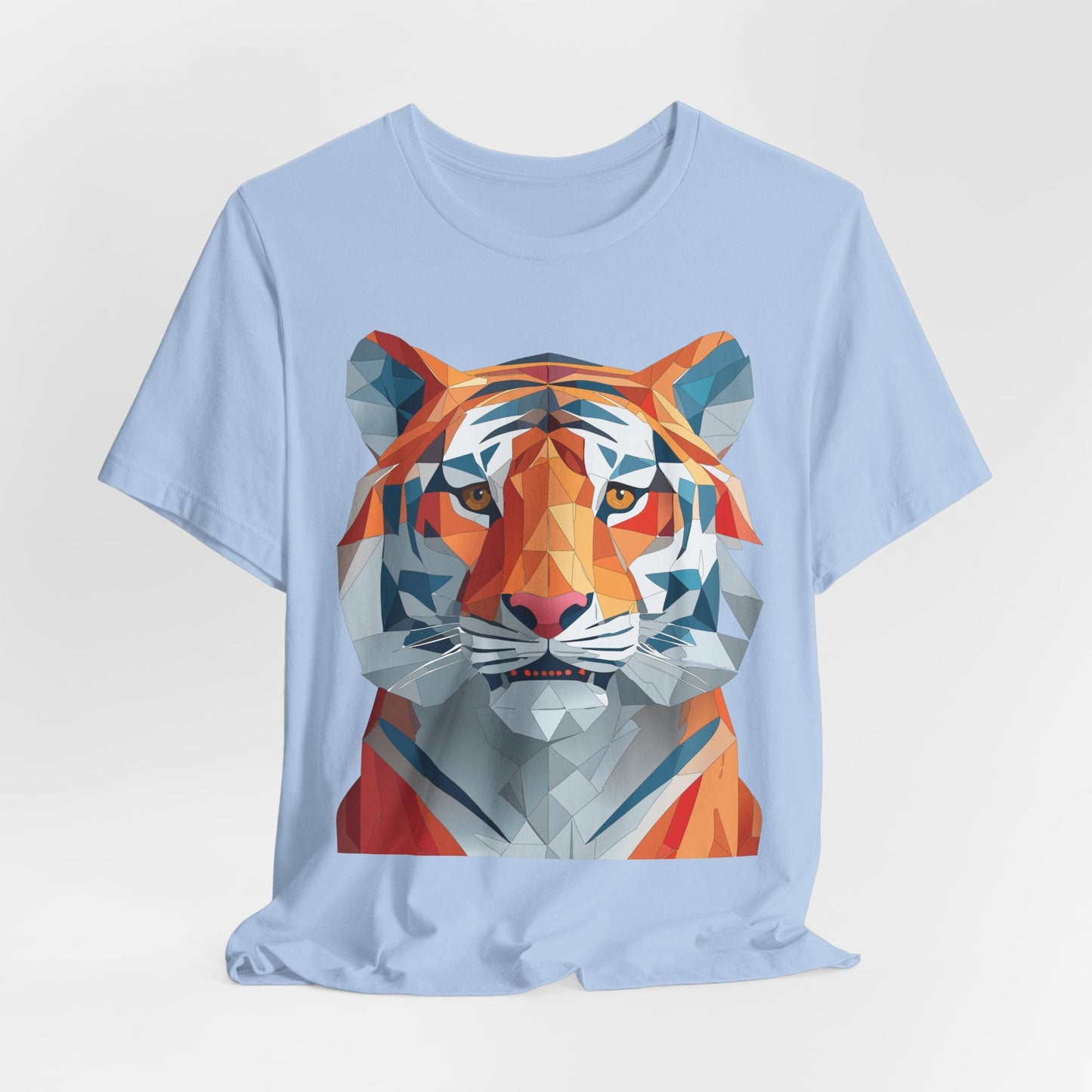 Unisex Animal Shirt With Art Design And Wildlife Theme Short Sleeve Tee For Everyday Wear