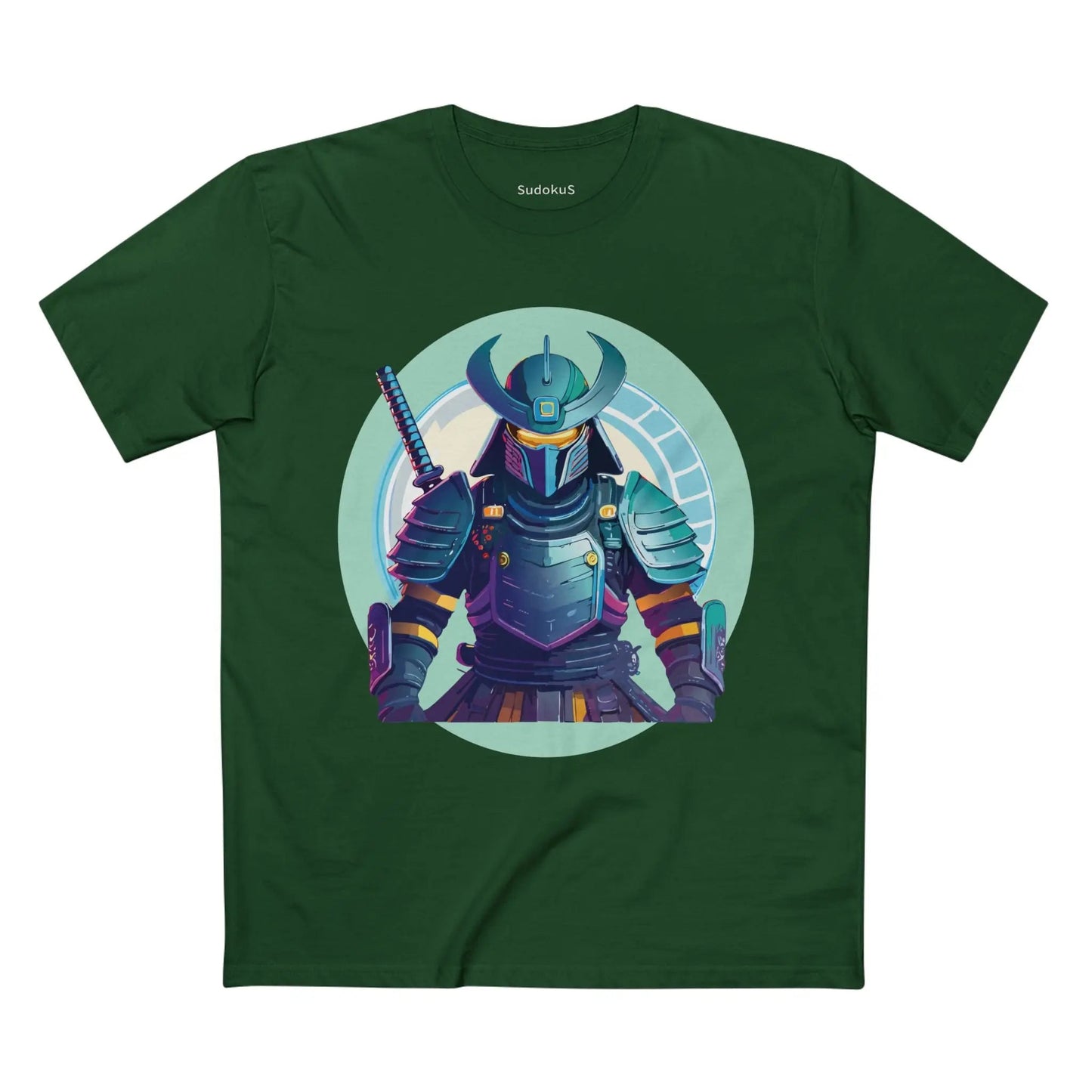 Samurai Graphic Unisex 100 Cotton Staple Tee 14