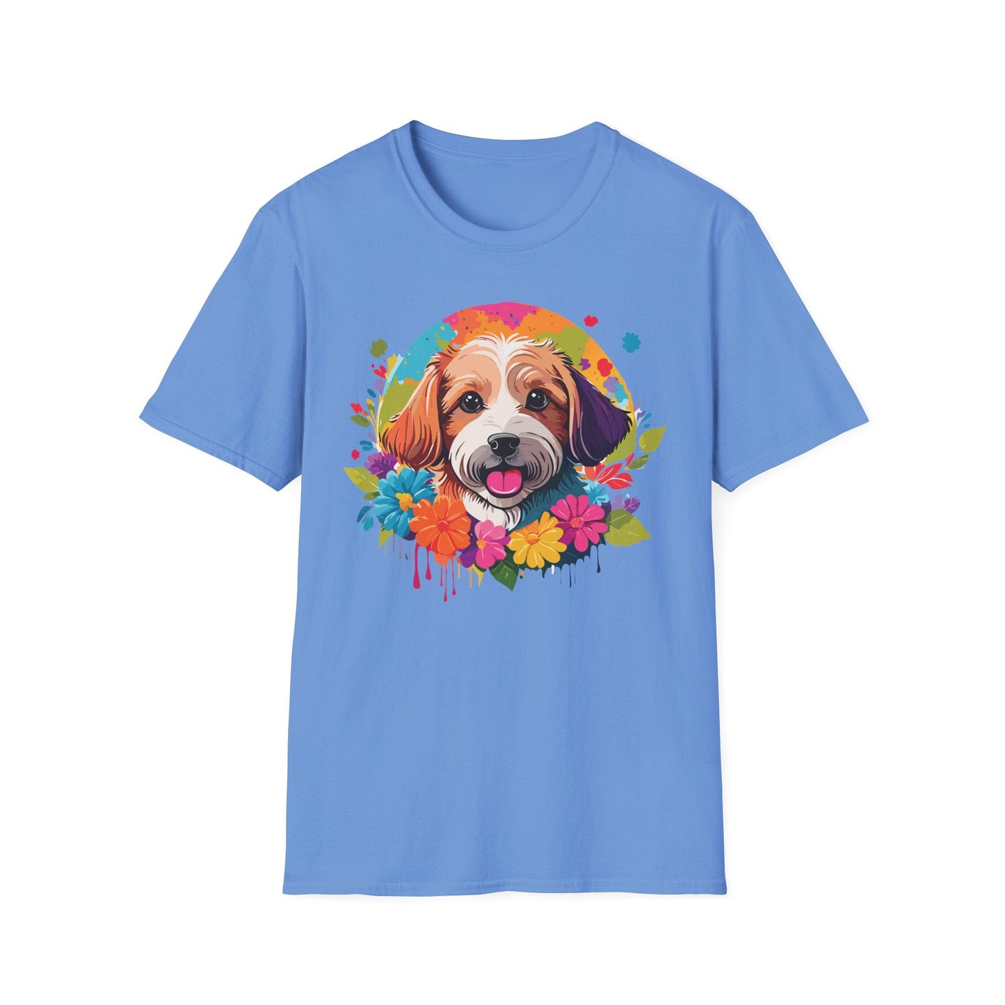 Unisex Dog Shirt Softstyle Cotton Tee Gildan 64000 Animal Tee