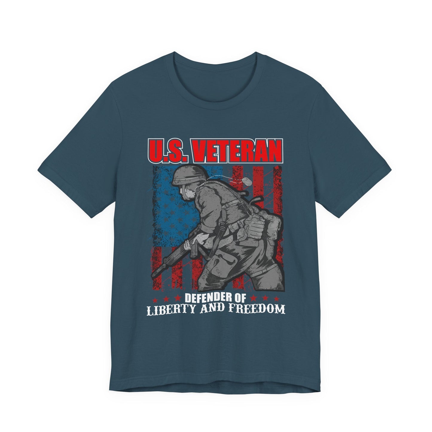 Army Veteran Patriotic Graphic Design Unisex Cotton T-Shirt v31