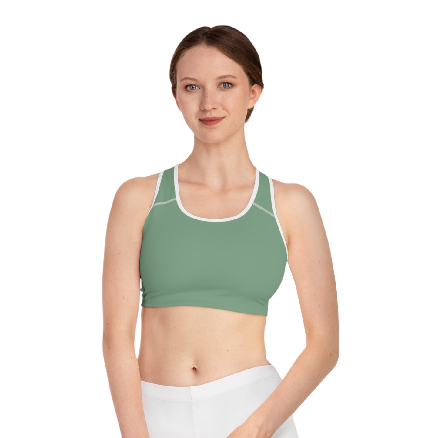 Green Color Sports Bra, Green Sports Bra 4