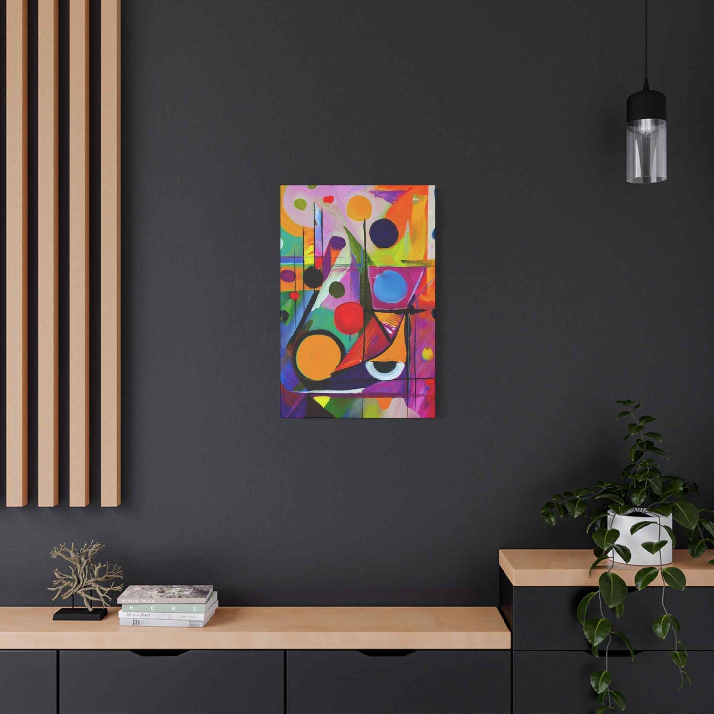 Abstract Painting Print Canvas 20x24,20x30,24x30, 24x32,24x36,30x40, 32x48,36x48,40x60 Pine-Wood Inner Frame ABS-15