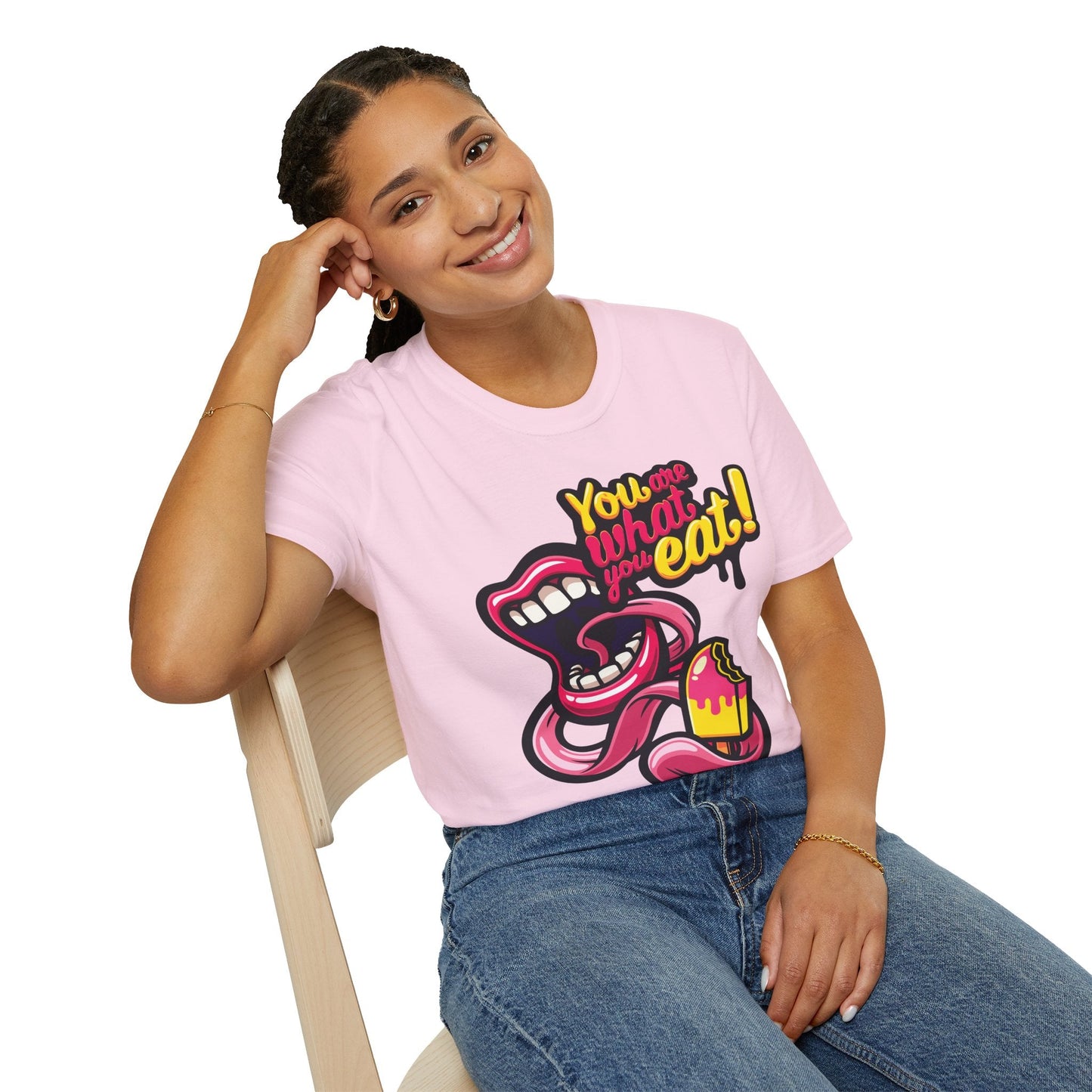 Cartoon T Shirt Animation T Shirt Funny Tee Shirt Unisex Softstyle Cotton Tee Premium