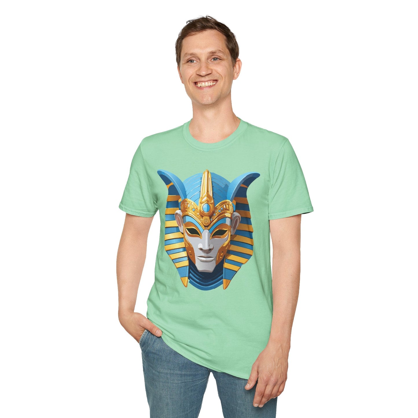 Mask Tee Shirt Unisex Masquerade Tee Gildan Softstyle 64000 100 Percent Cotton Breathable
