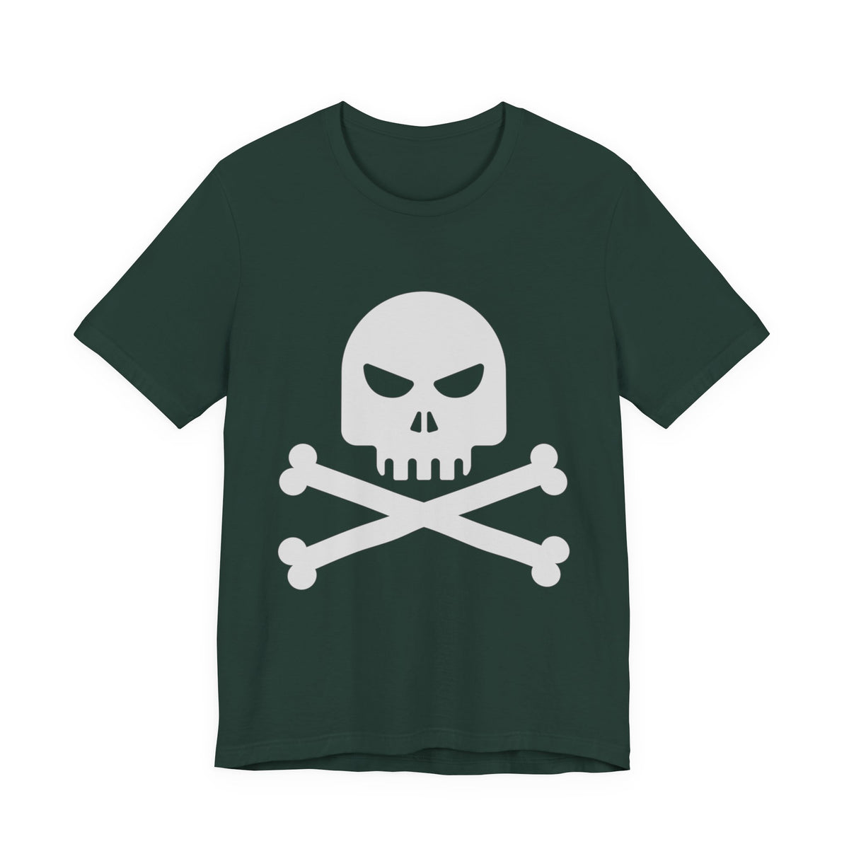 Camiseta unisex de algodón con calavera