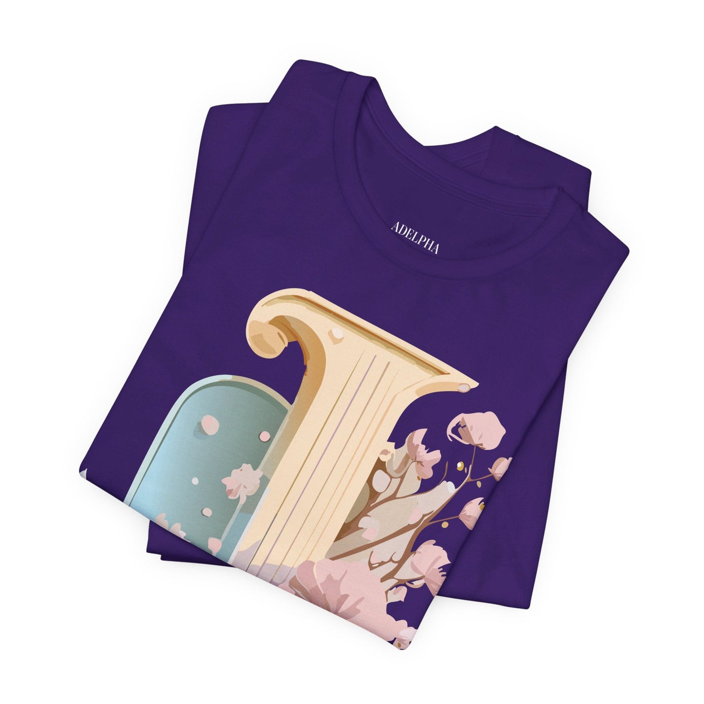 Adelpha Letter J Shirt Unisex Graphic Tee Vintage Inspired Art Design Short Sleeve