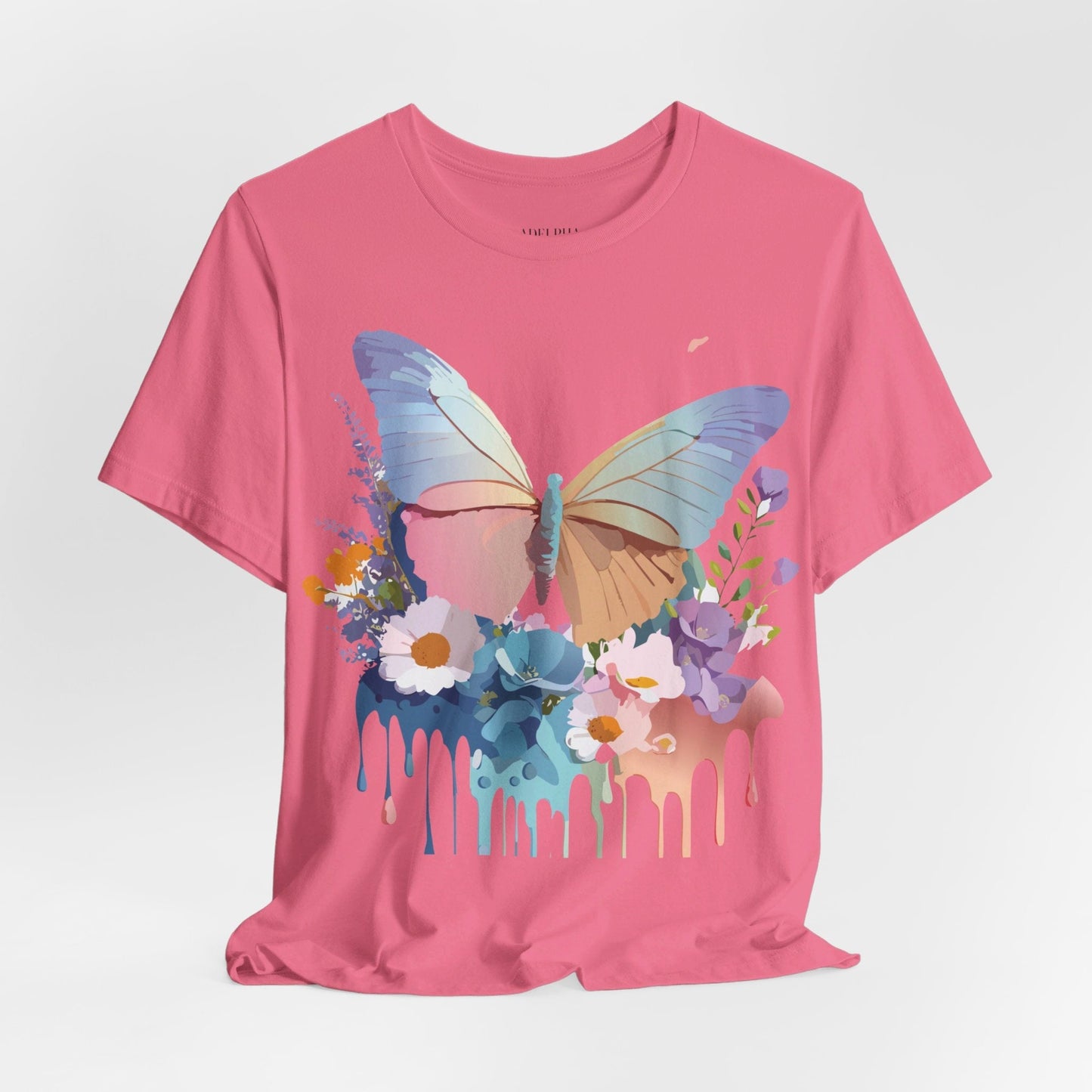 Butterfly Graphic Tee Unisex Vintage Inspired Art Design by Adelpha