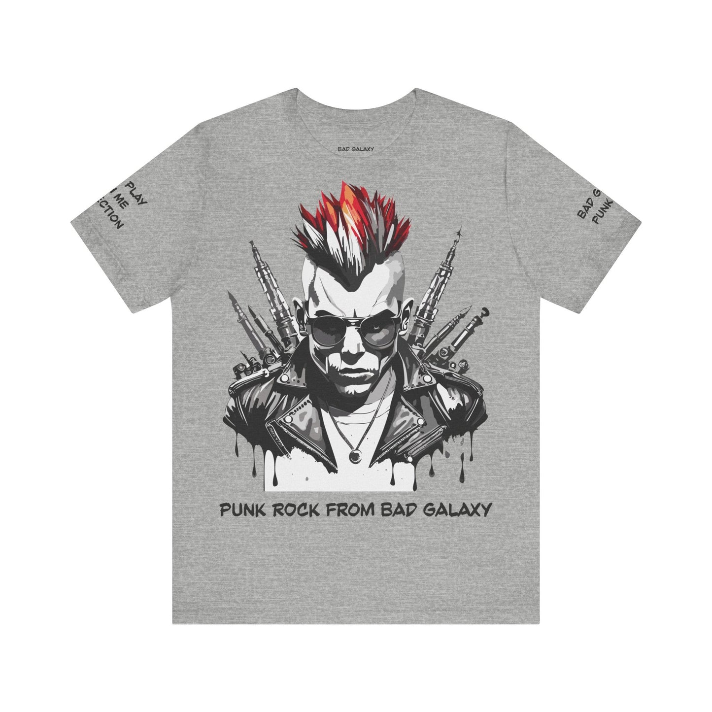 Punk Rock Tee Shirt Made To Order 100 Percent Cotton Lightweight Printed In USA Free Shipping