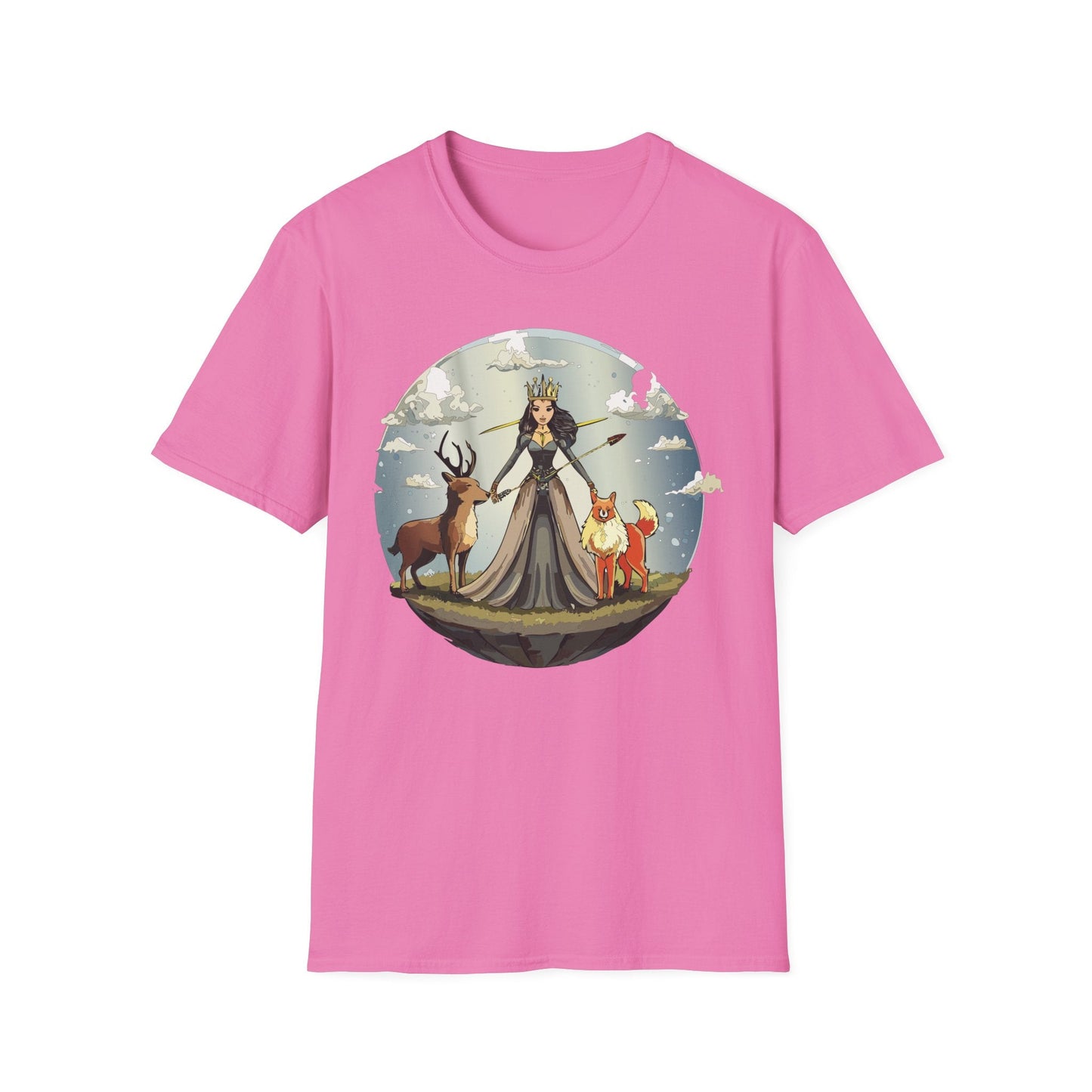 Womens Graphic T Shirt Art Design Tee Softstyle Gildan 64000 Cotton Comfort Fit Casual Wear