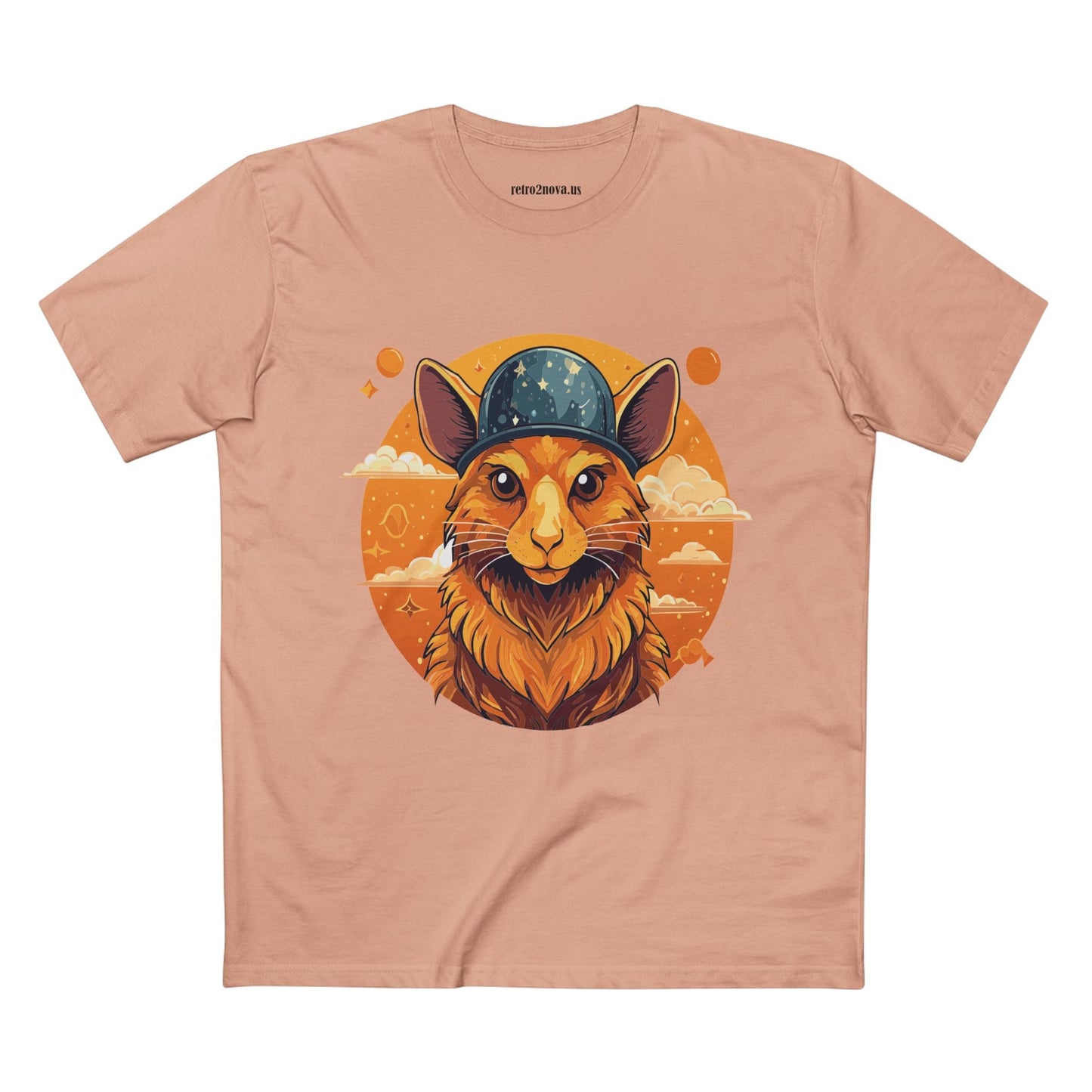 Rabbit Shirt Unisex Premium Cotton Tee With Original Art Design From Retro2Nova Art Collection Soft Breathable Comfort