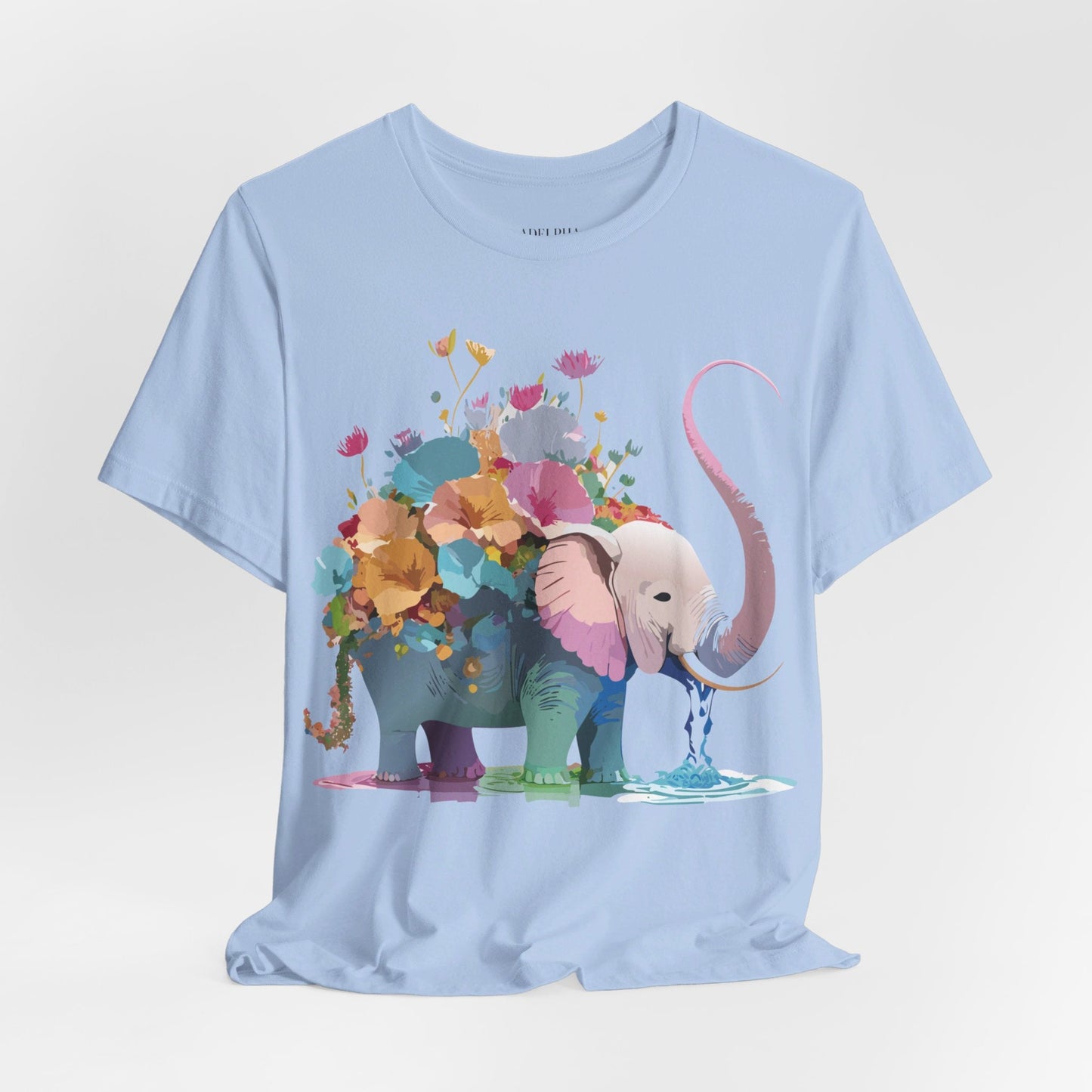 Elephant Graphic Unisex 100 Cotton Jersey Vintage Art Design Tee 13