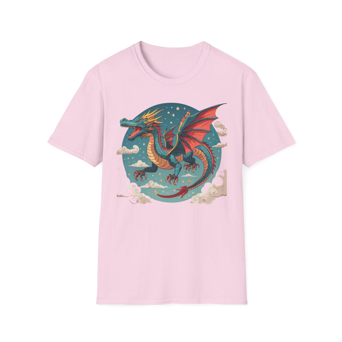 Dragon Graphic Tee Gildan Unisex 100 Cotton Tee Shirt with Animal a31