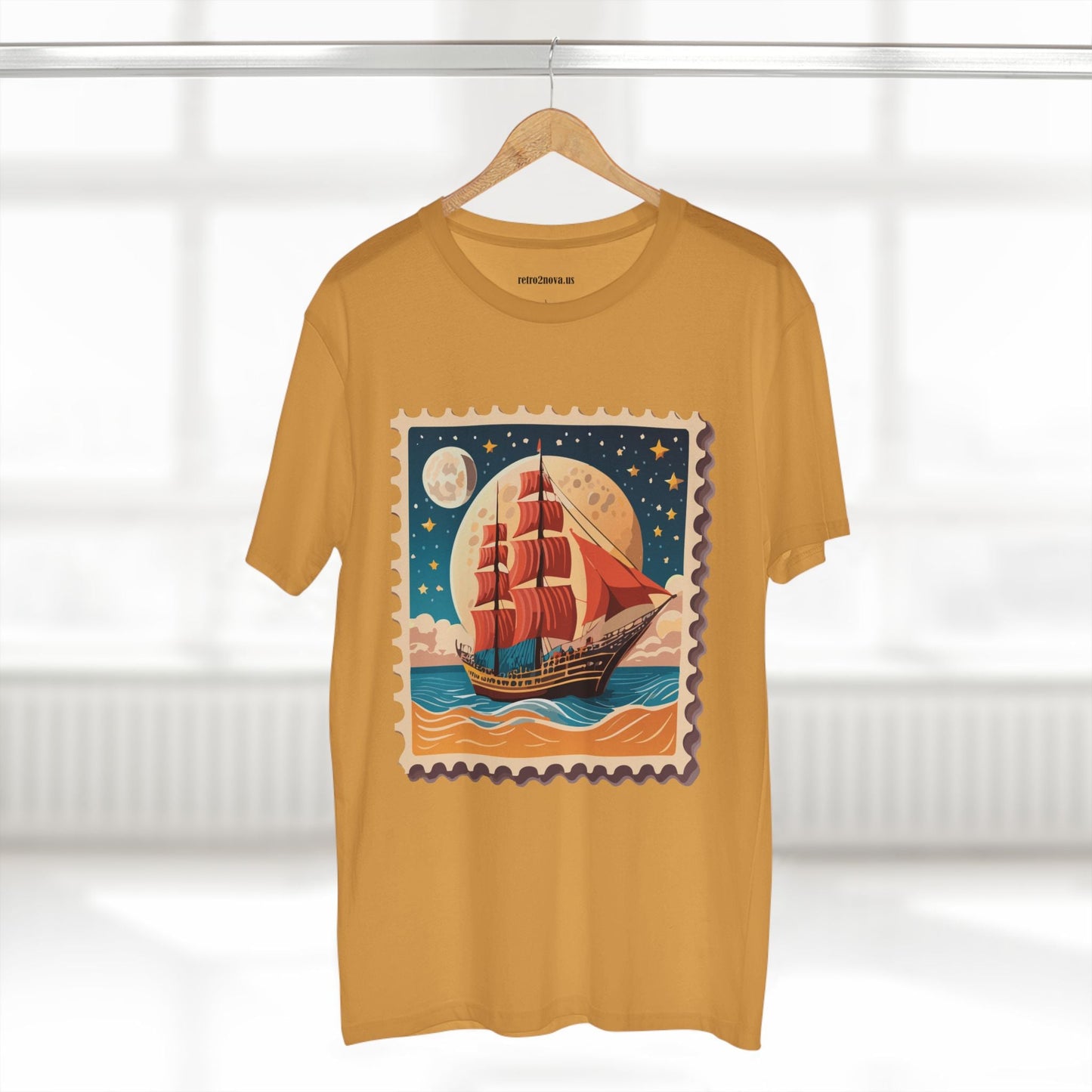 Stamp Shirt Postage Stamp Tee Unisex Premium Cotton Original Art Design By Retro2Nova