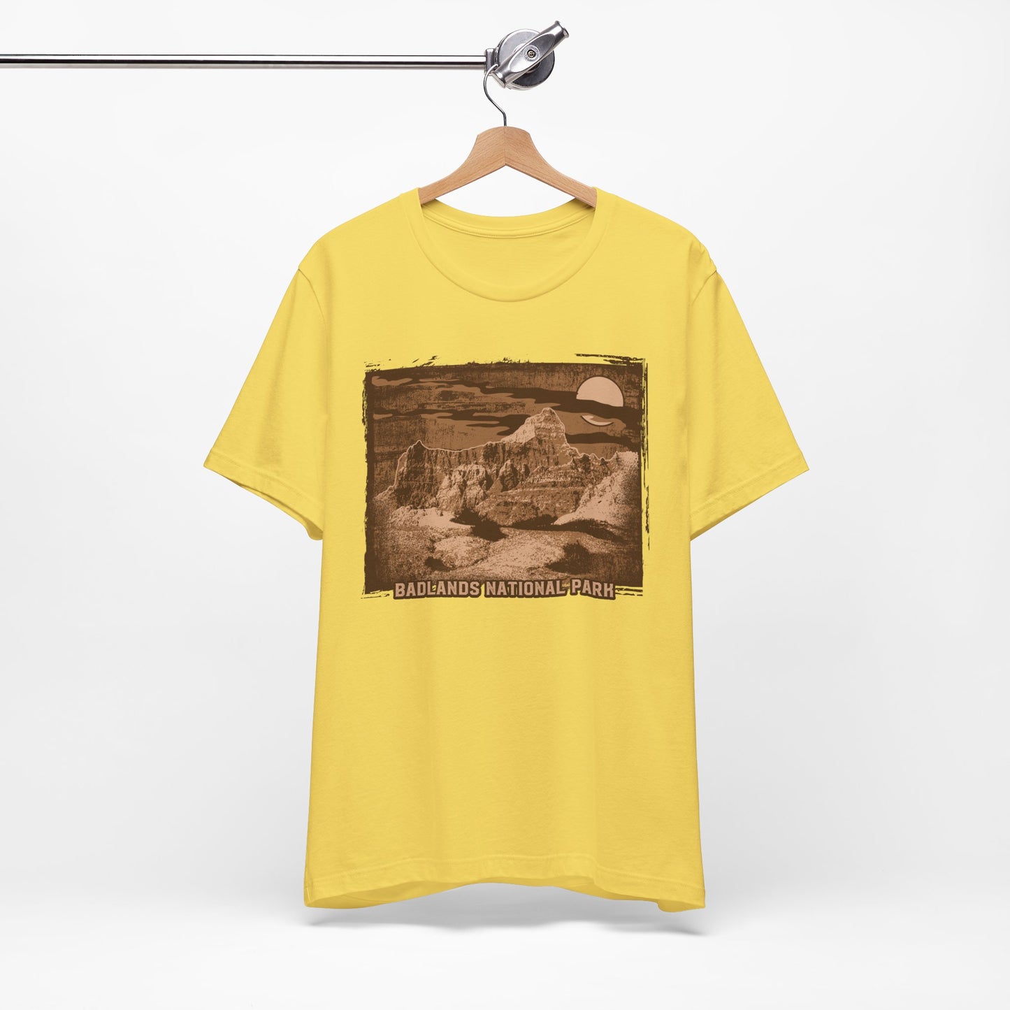 Badlands Retro Poster Graphic Design Tee, Badlands Shirt, Vintage Tees, Art Design T-Shirt, Graphic Tee, Retro Art Shirts