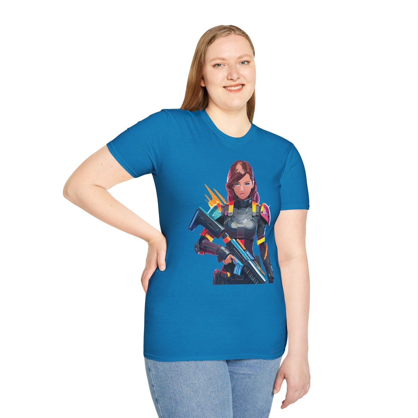 Robocop Graphic Unisex Cotton With Cyber Man Artwork Tee 8