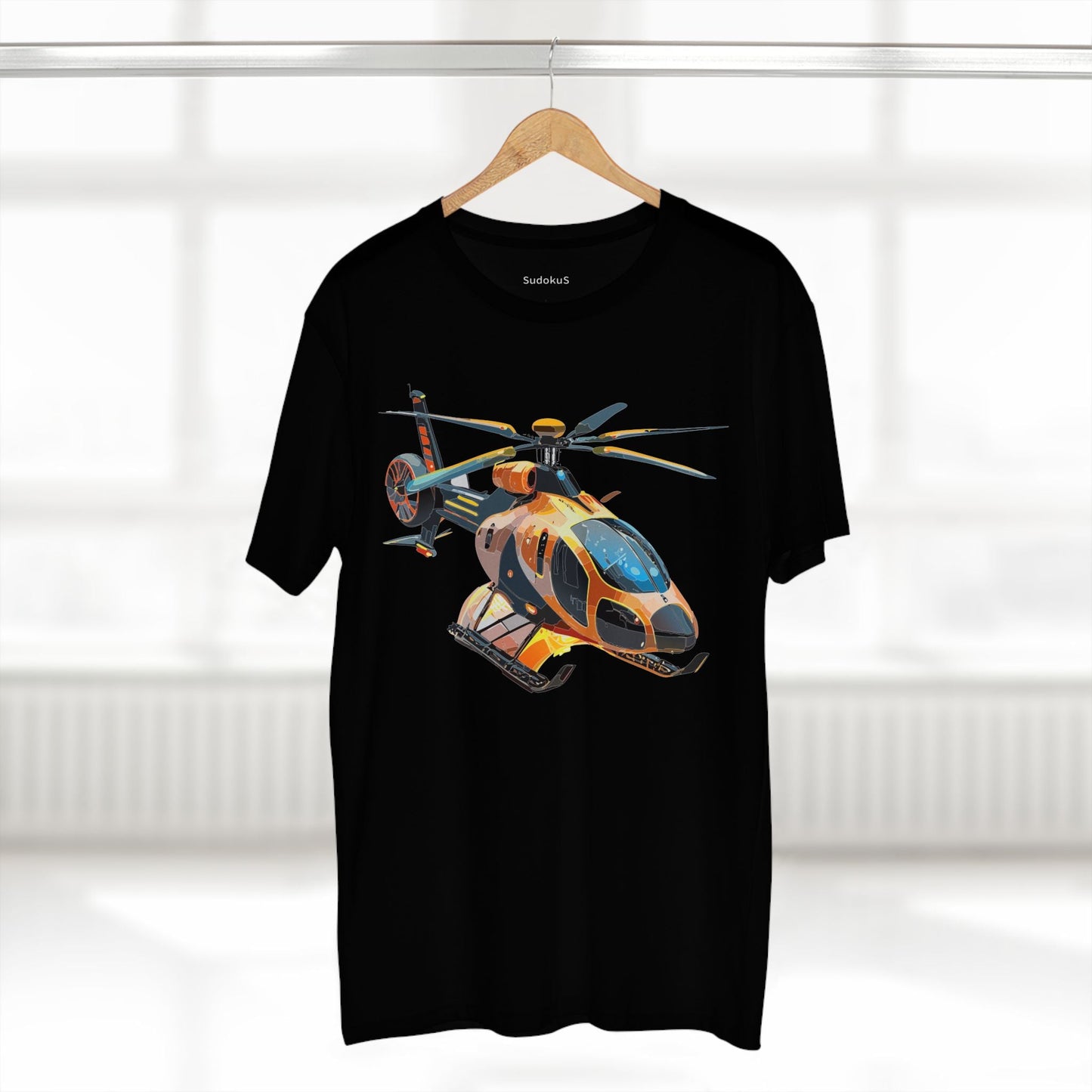 Chopper Graphic Unisex 100 Cotton Staple Tee 6
