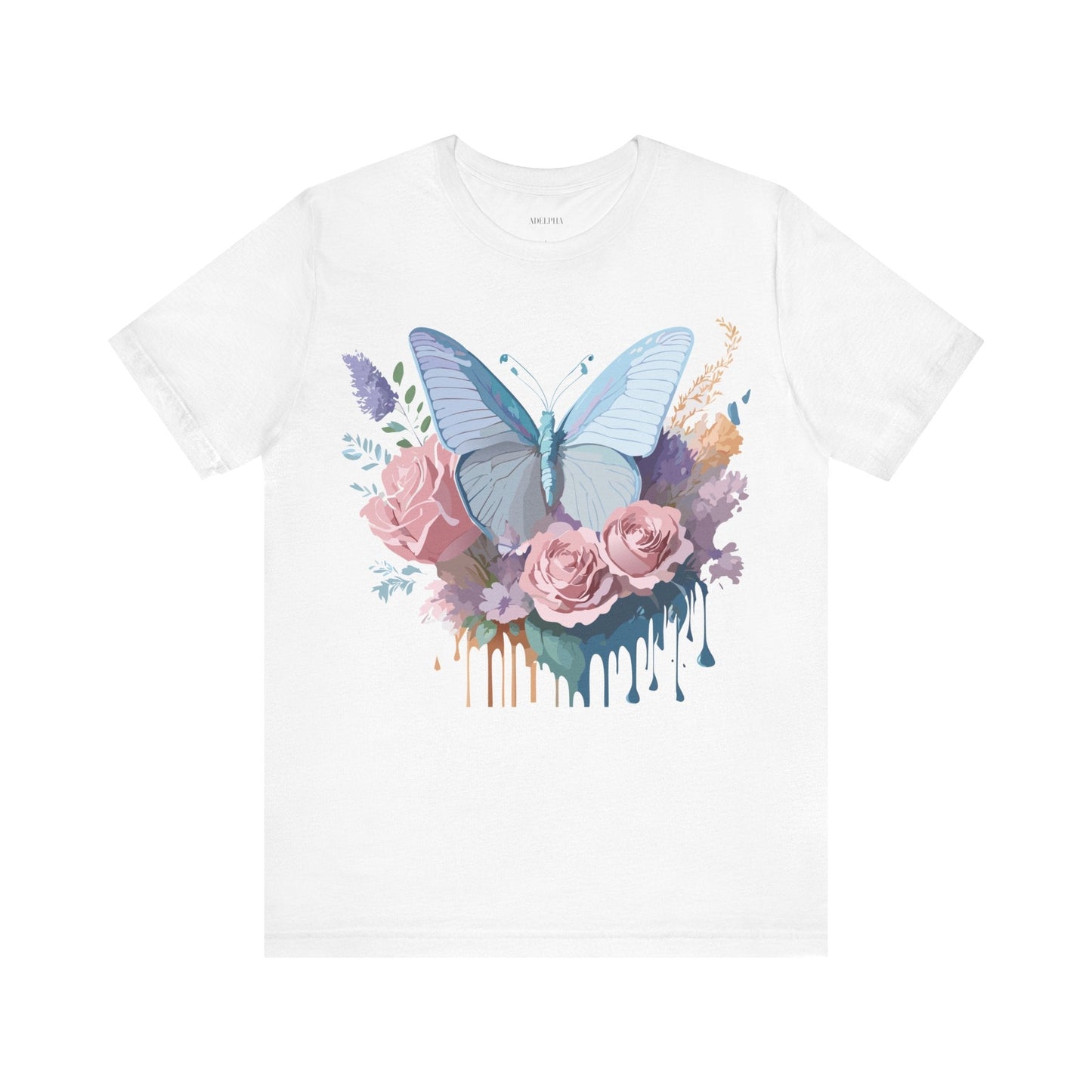 Butterfly Graphic Tee Unisex Jersey Shirt Adelpha Vintage Art Design