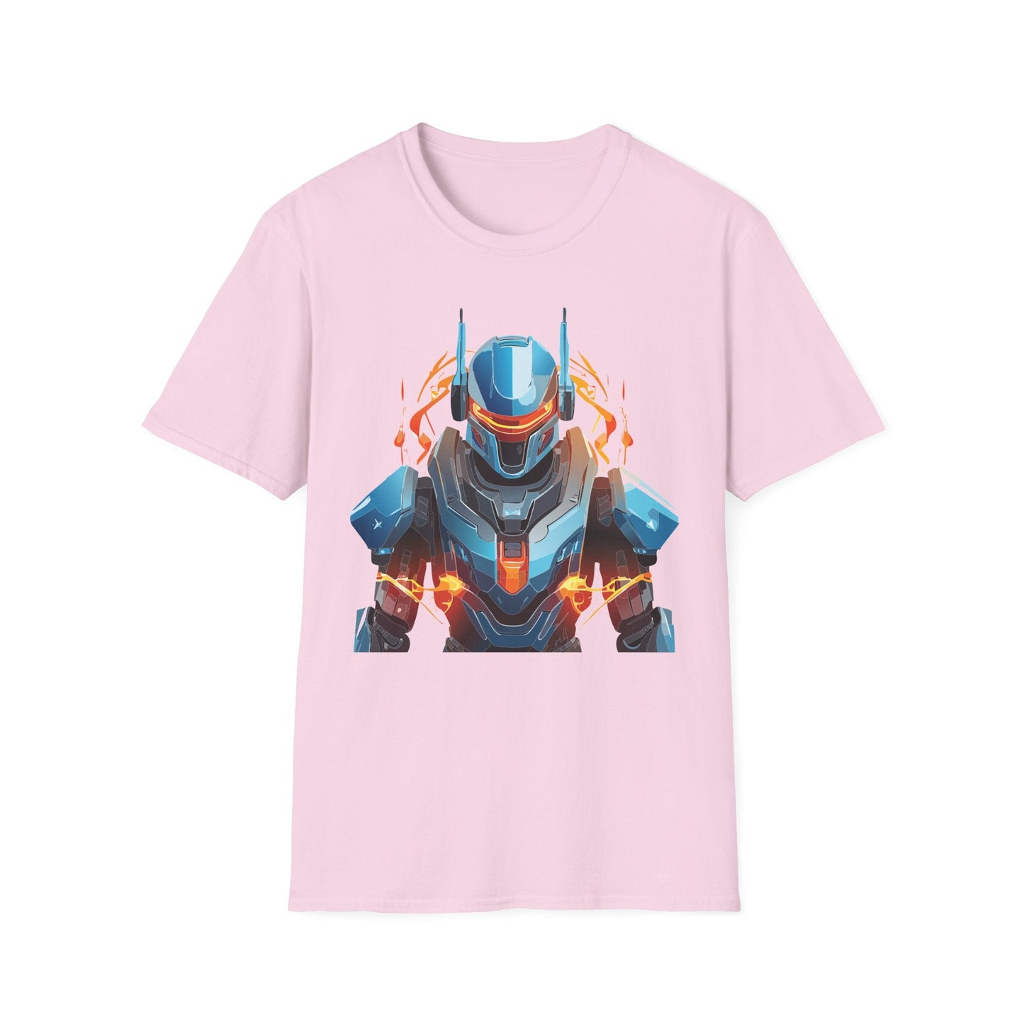 Cyborg Tee Robot Shirt Terminator Design Unisex Gildan Softstyle 64000 100 Percent Ring Spun Cotton