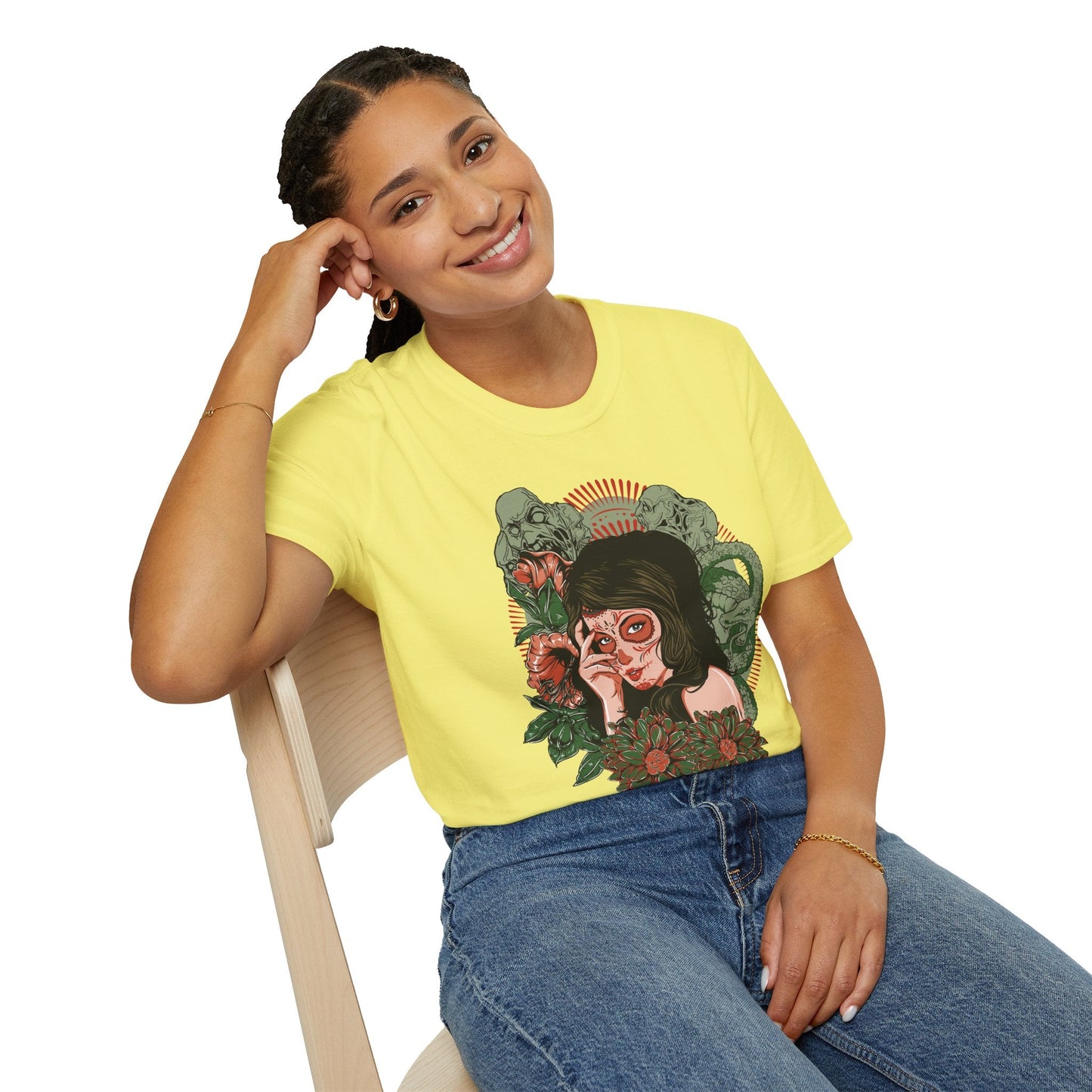 Art Design Graphic Tee Shirt Unisex Softstyle Cotton Art Shirt for Graphic Lovers