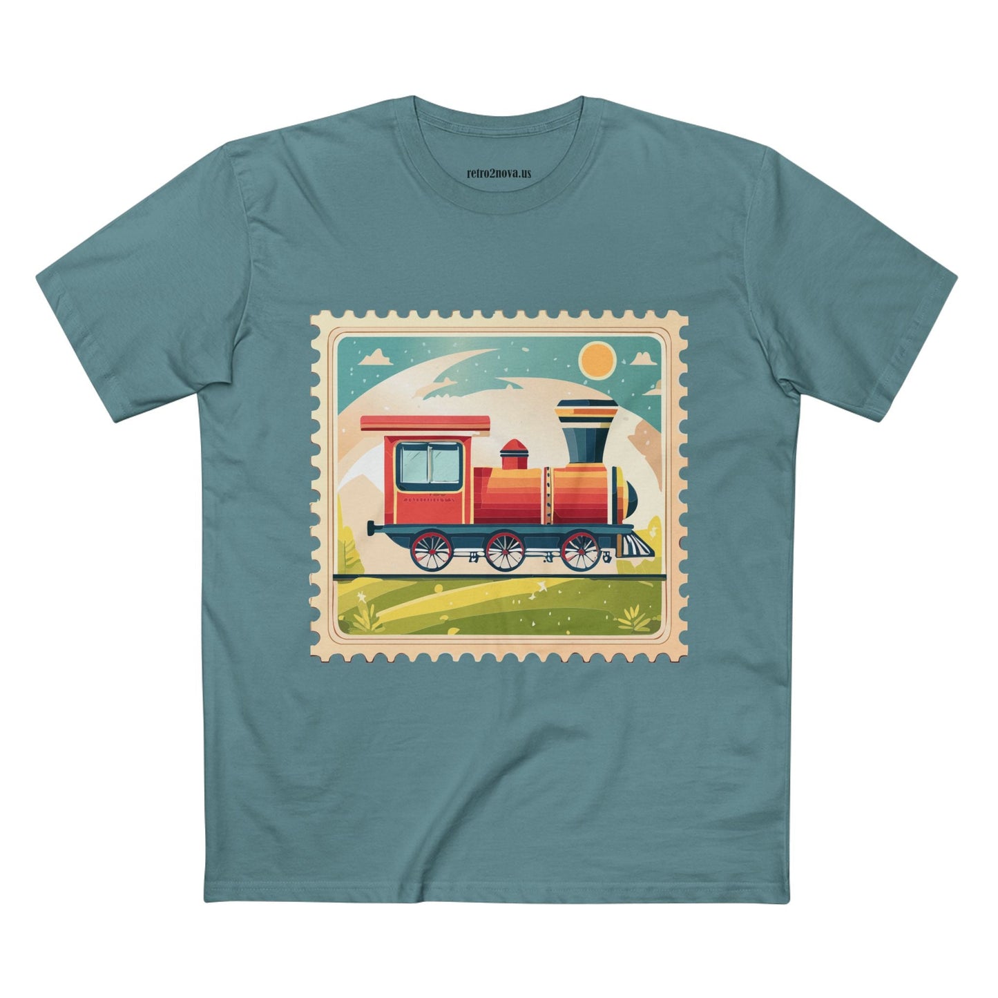 Stamp Shirt Postage Stamp Tee PS 37 Unisex Premium Cotton With Original Art Design Retro2Nova Shirt