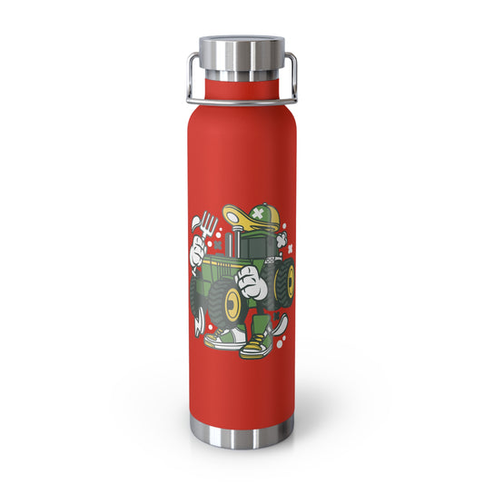 22oz Copper Insulated Water Bottle with Cartoon Design - CV40