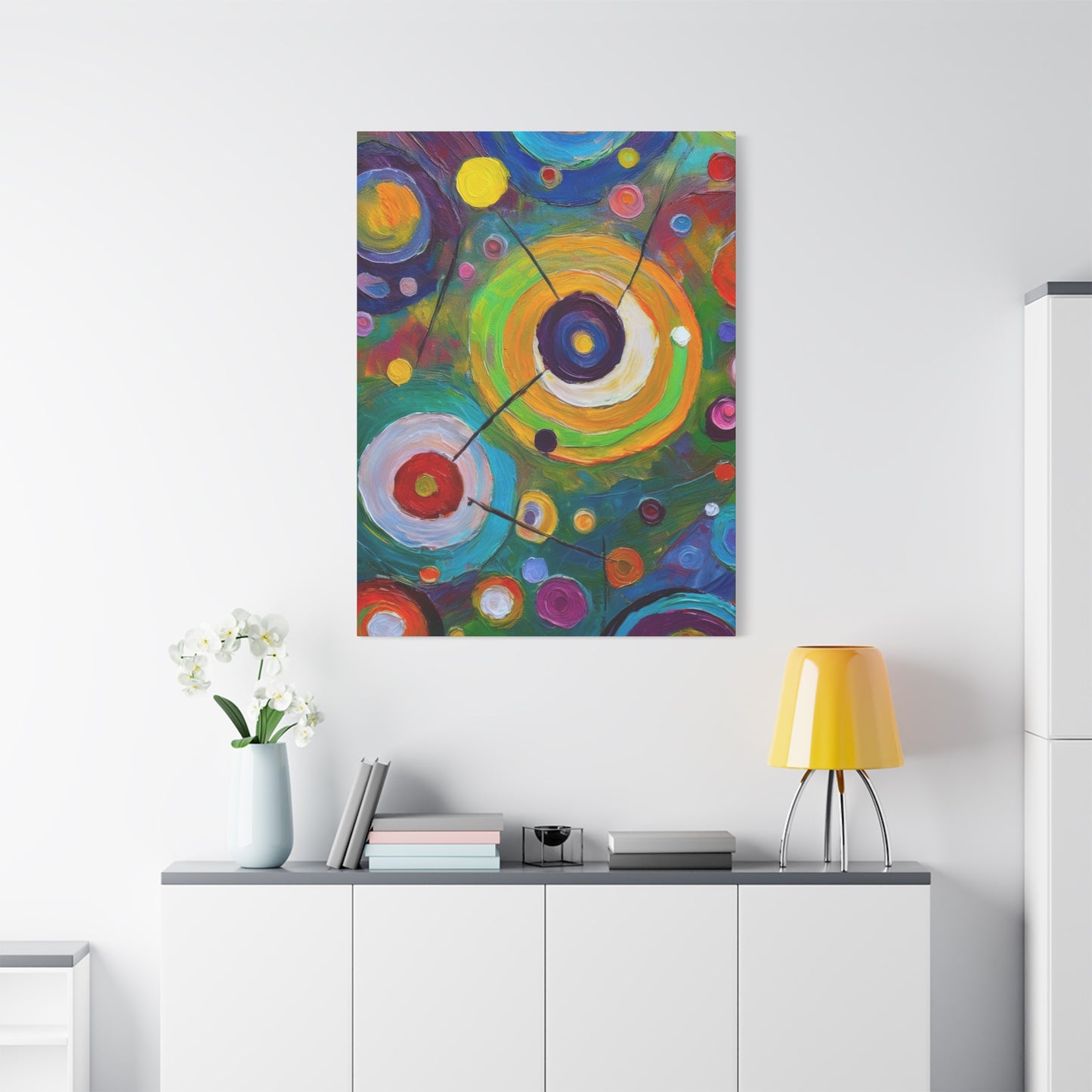 Abstract Oil Painting Print Canvas 20x24,20x30,24x30 24x32,24x36,30x40 32x48,36x48,40x60 Pine-Wood Inner Frame ABS-134