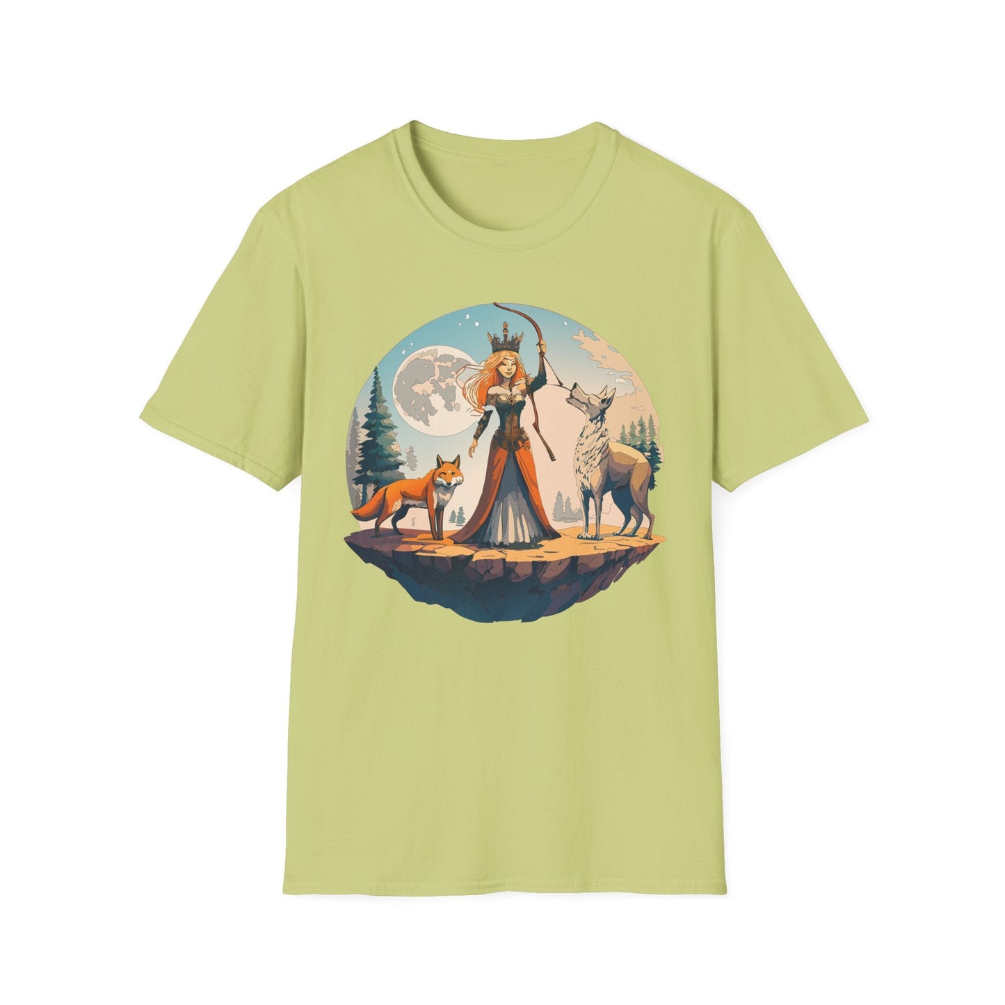 Womens Graphic T Shirts Art Design Shirt Softstyle Gildan 64000 Unisex Tee Ring Spun Cotton