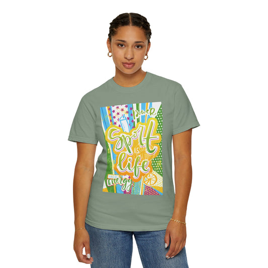 Unisex T-shirt with sports art design