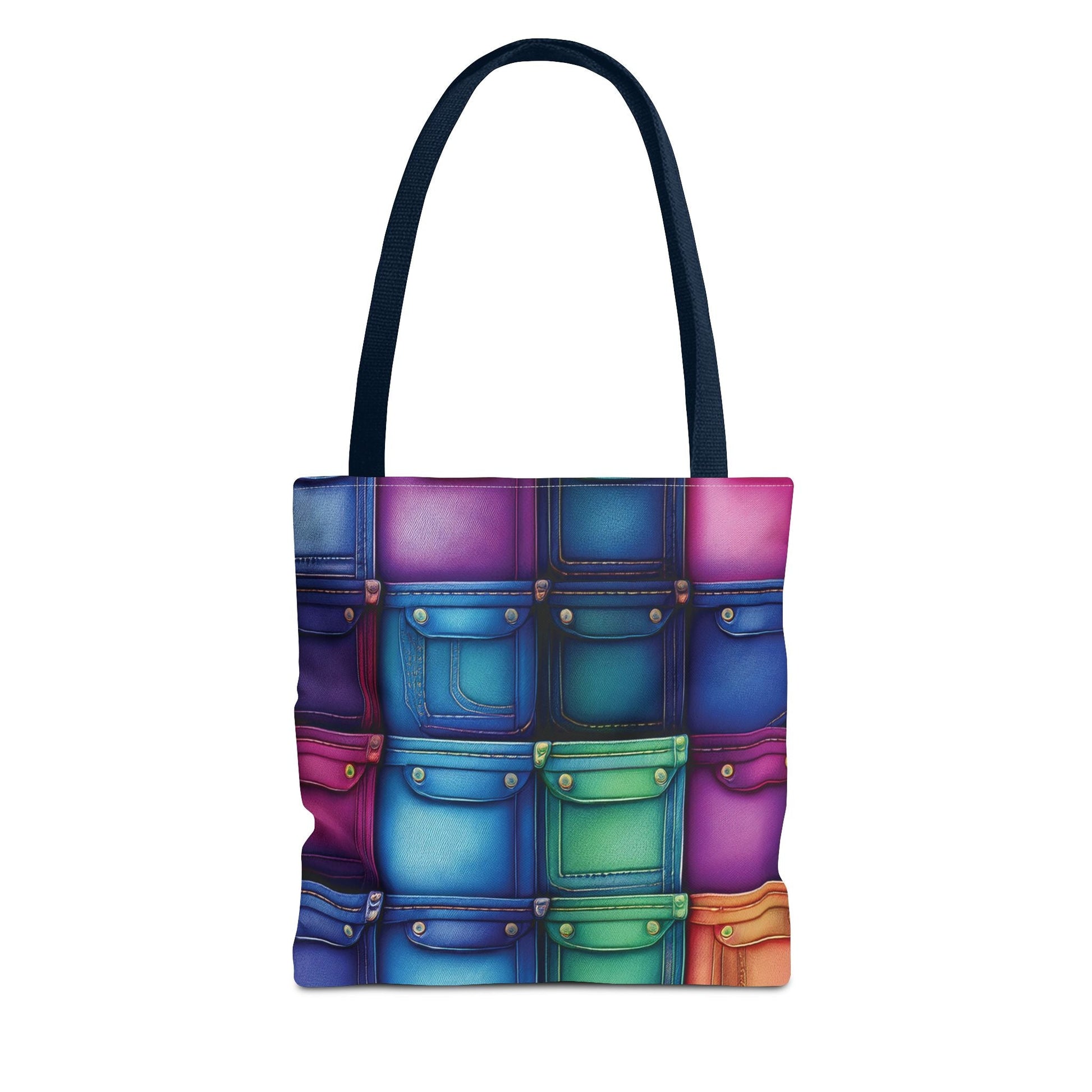 Denim Canvas Bag, Tote Bag Denim Printify