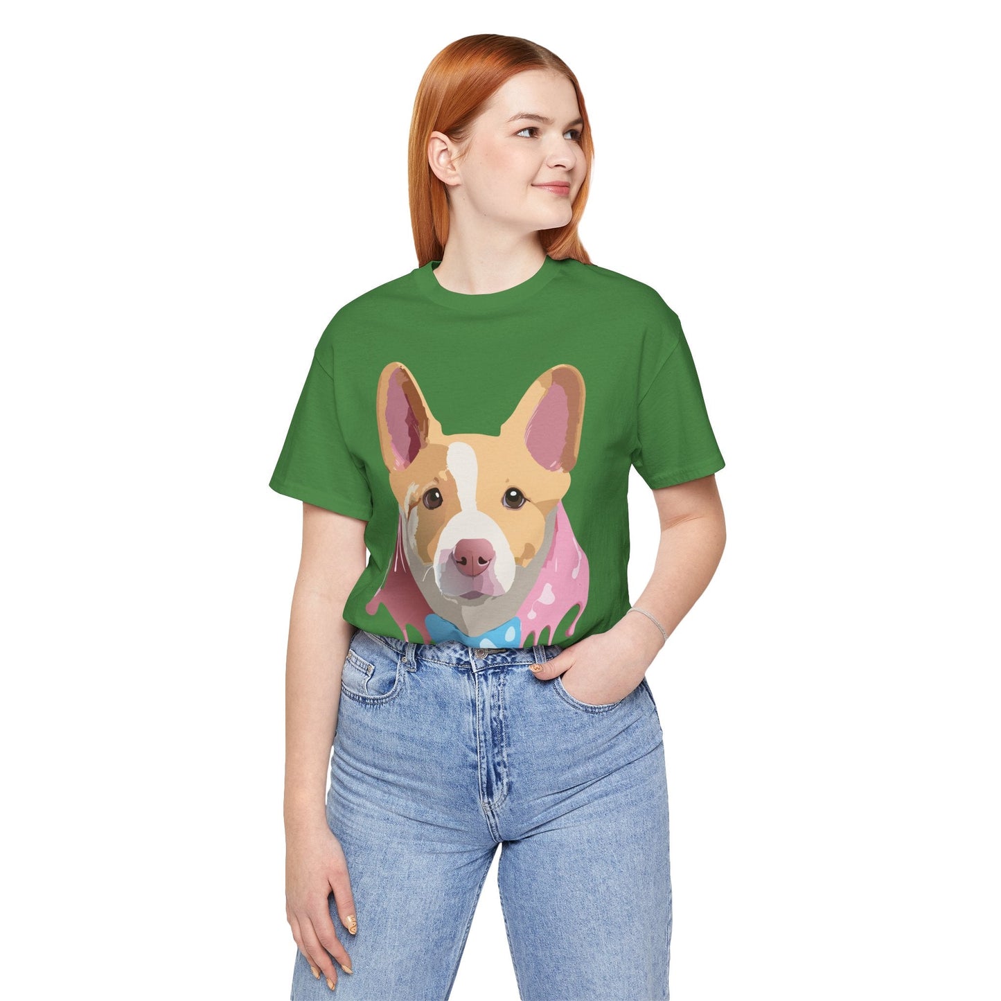 Adelpha Graphic Dog Shirt Unisex Vintage Inspired Tee Short Sleeve Comfort Wear Everyday