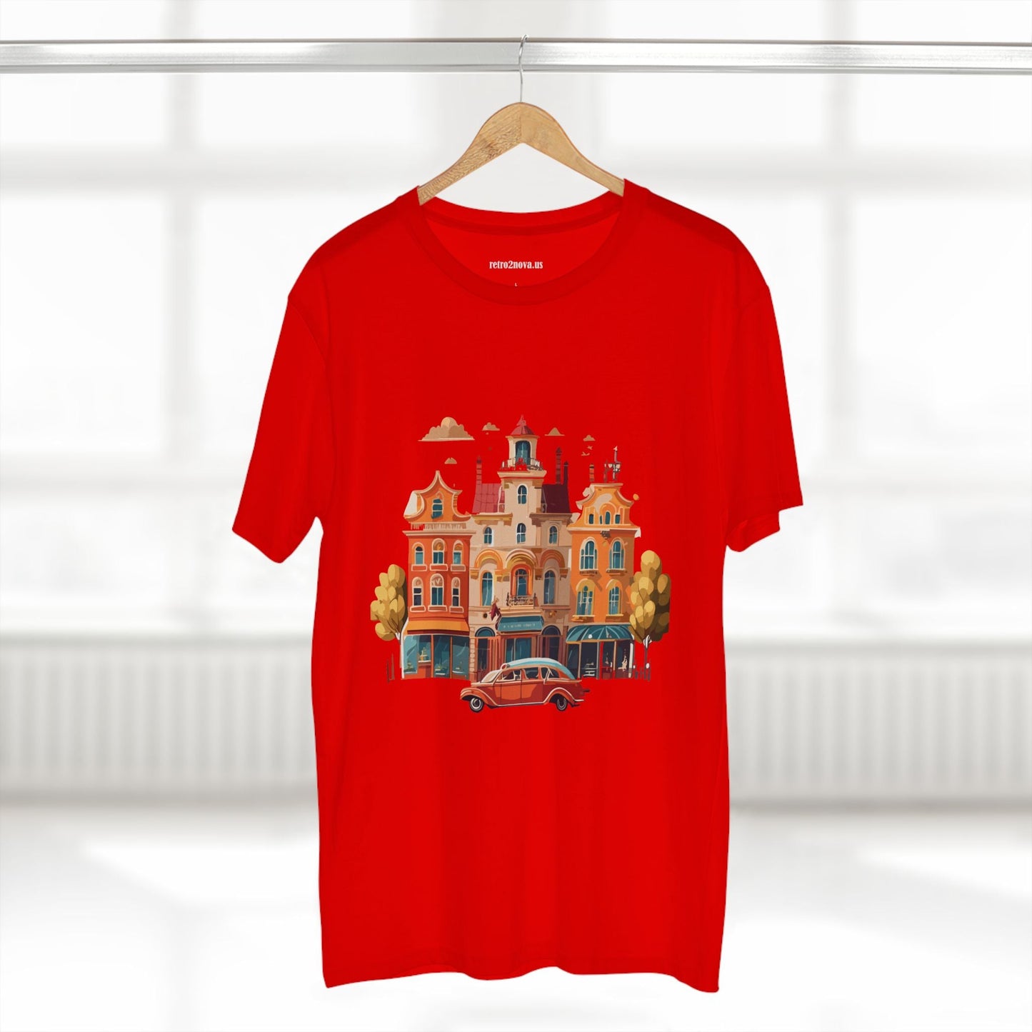 Retro Car Shirts Vintage Car Shirts RC22 Unisex Premium Cotton Tee With Original Art Design